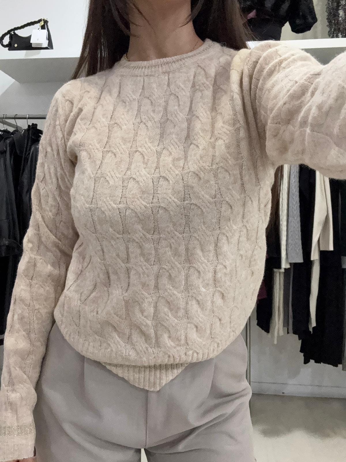 Maglia Lupetto con Lurex