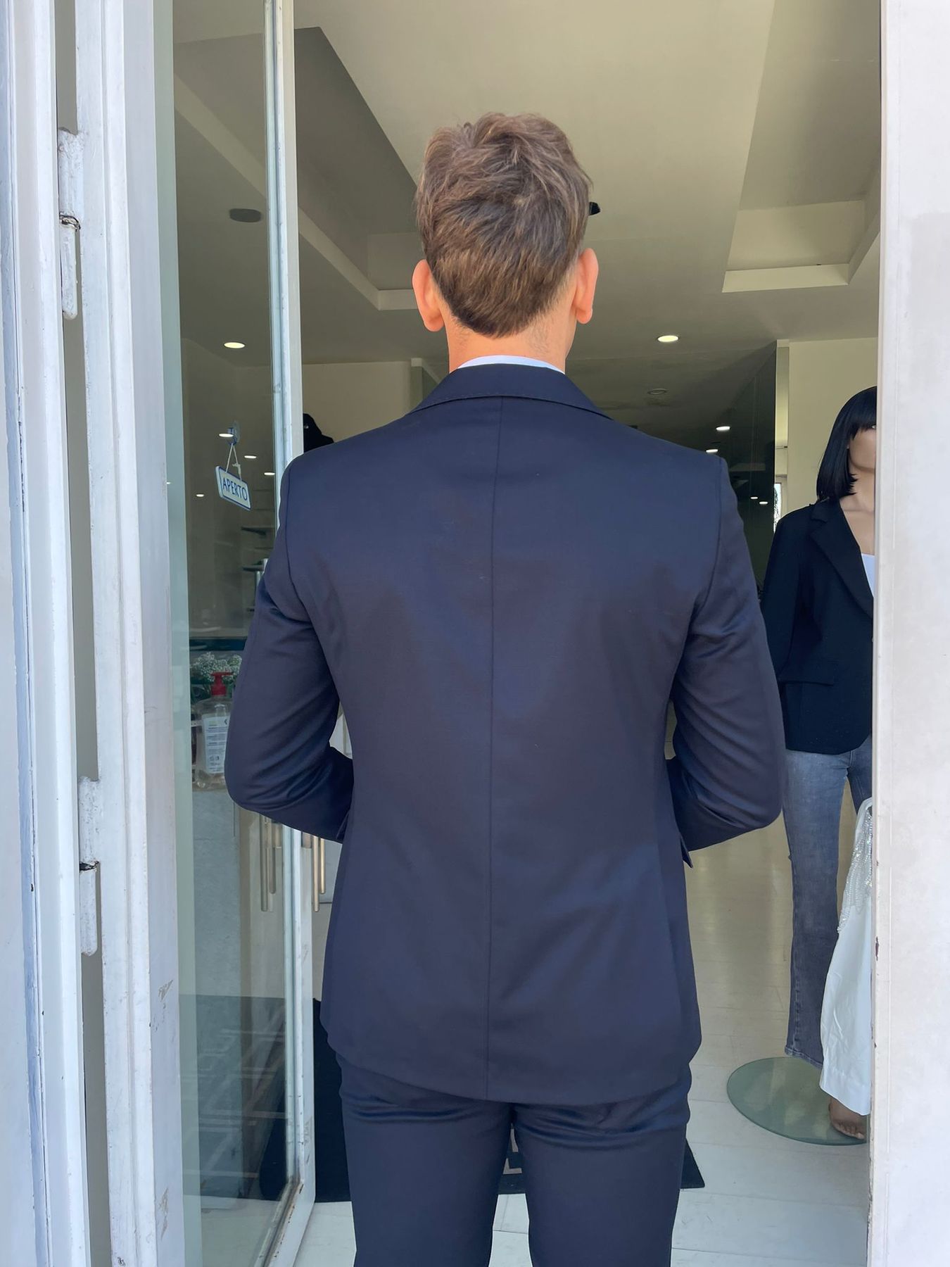 Abito completo 2 pezzi monopetto blazer mod Zeus S 17 Milano