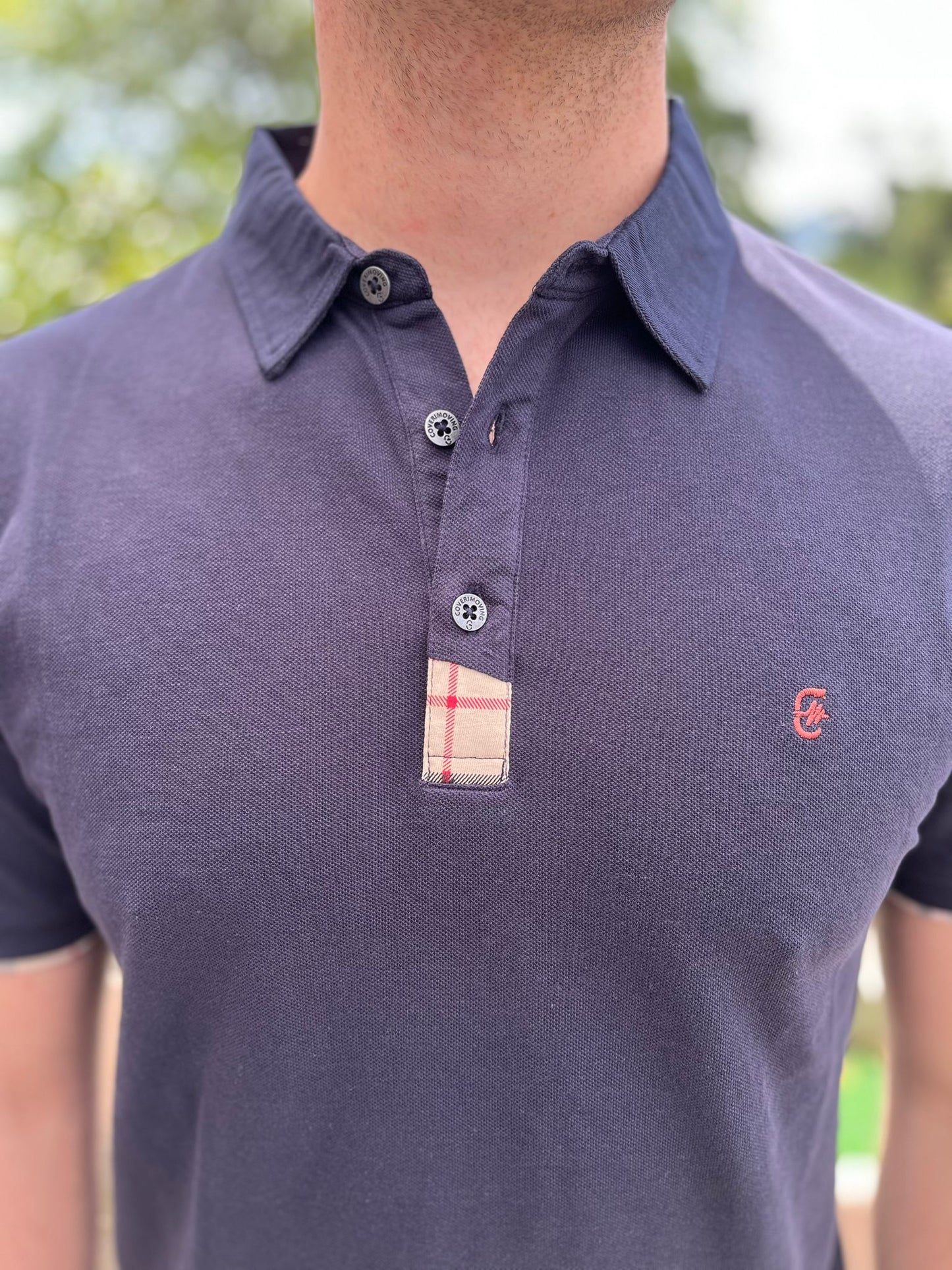 Polo stampa barberry cotone pique
