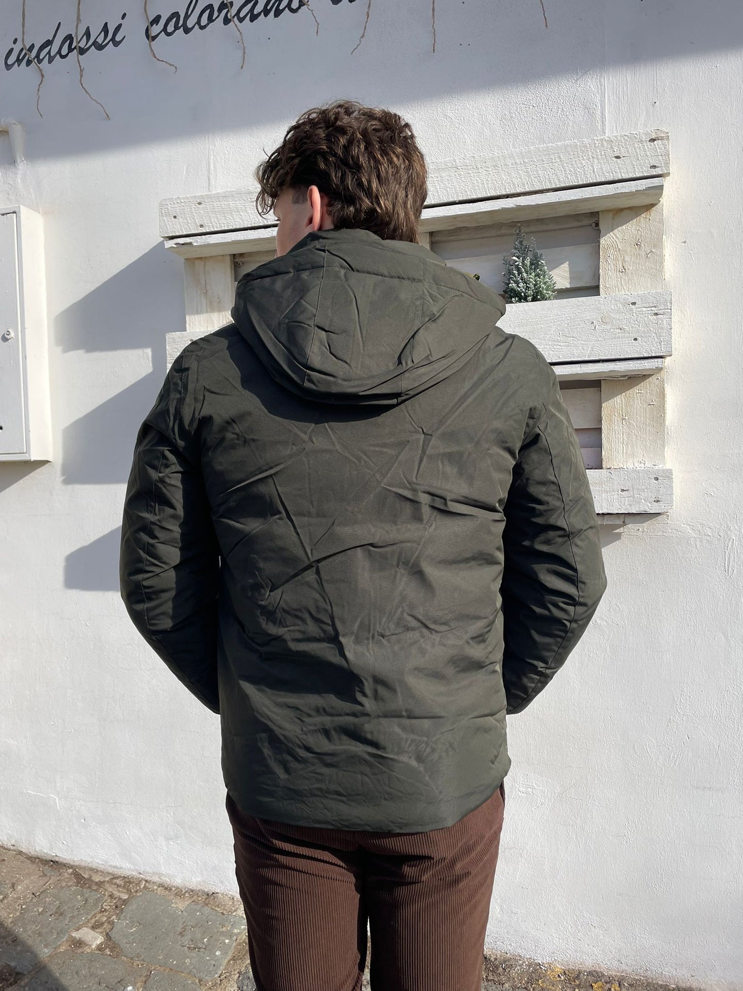 Giubbotto Uomo 3 Tasche in Tessuto Tecnico