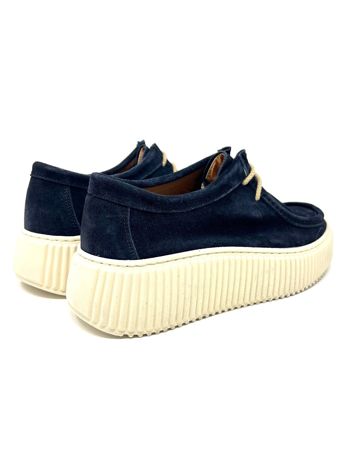 Scarpa Uomo in Pelle Scamosciata – Made in Italy, Zeppa 5 cm