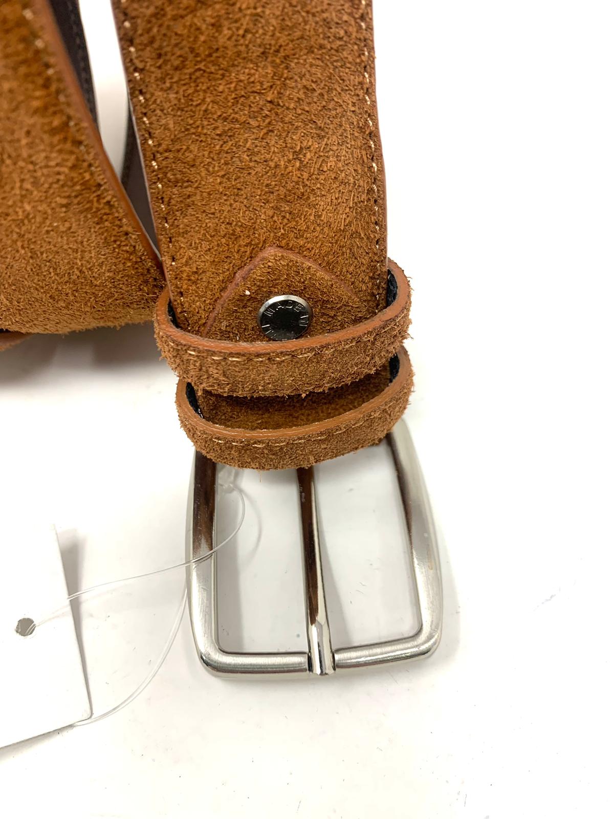 Cintura pelle SCAMOSCIATA made in italy