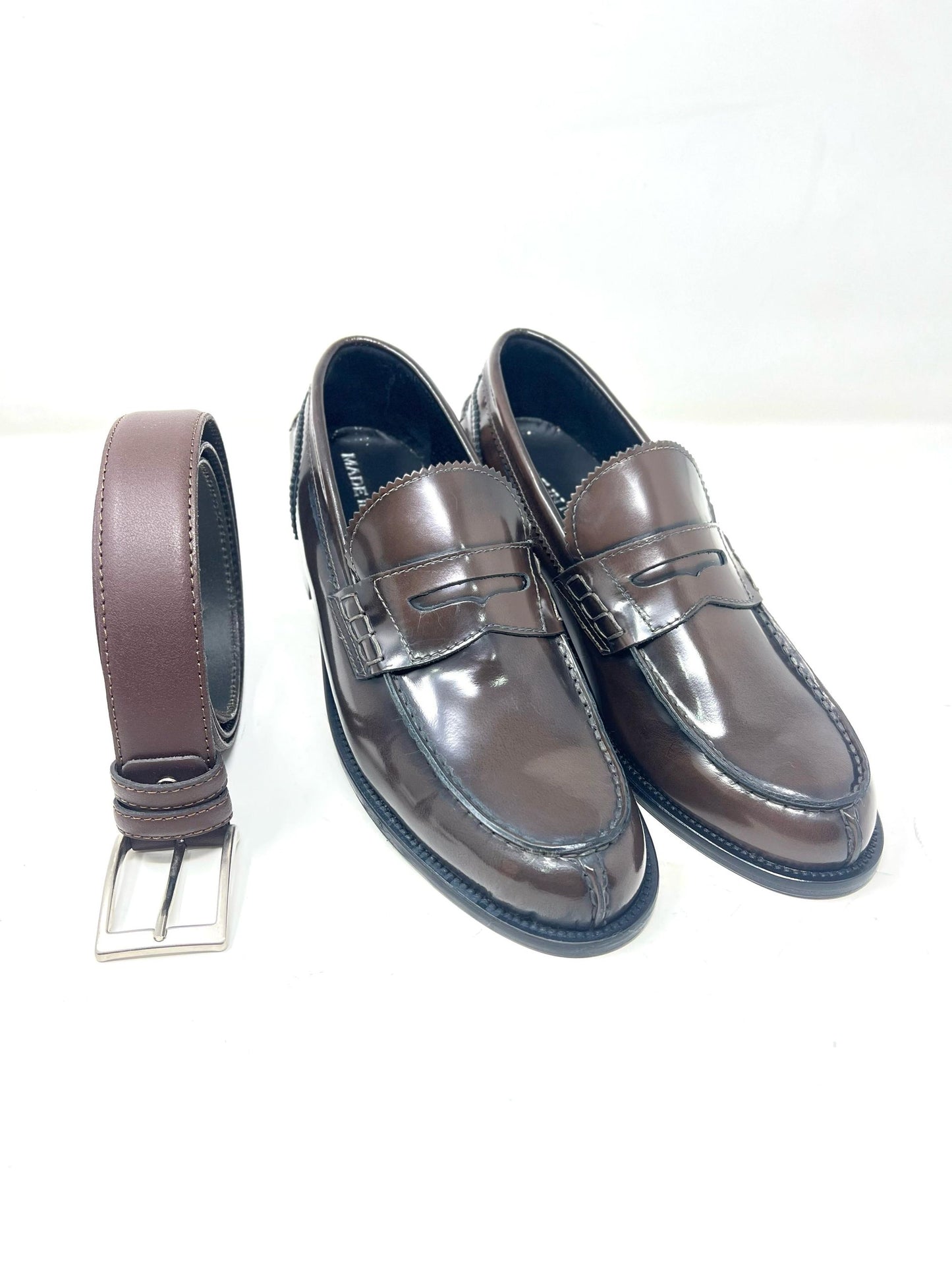 College real leather, leather sole with anti-slip sole