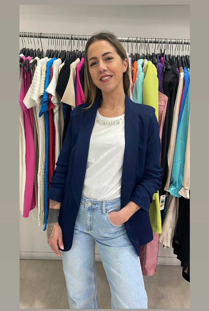 Giacca blazer 3/4