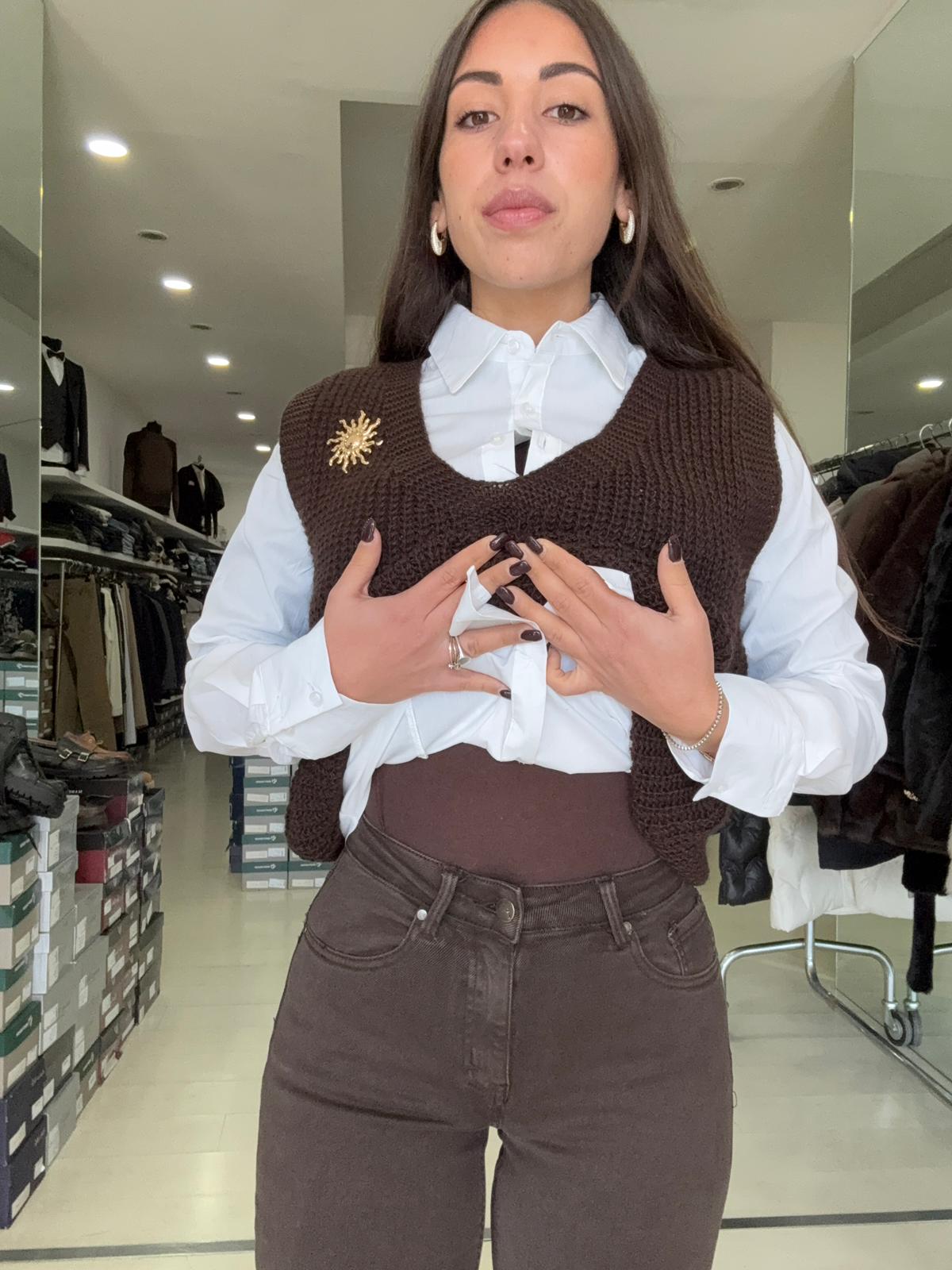 Pantalone Donna “Lag Flat” – Elasticizzato Marrone Scuro