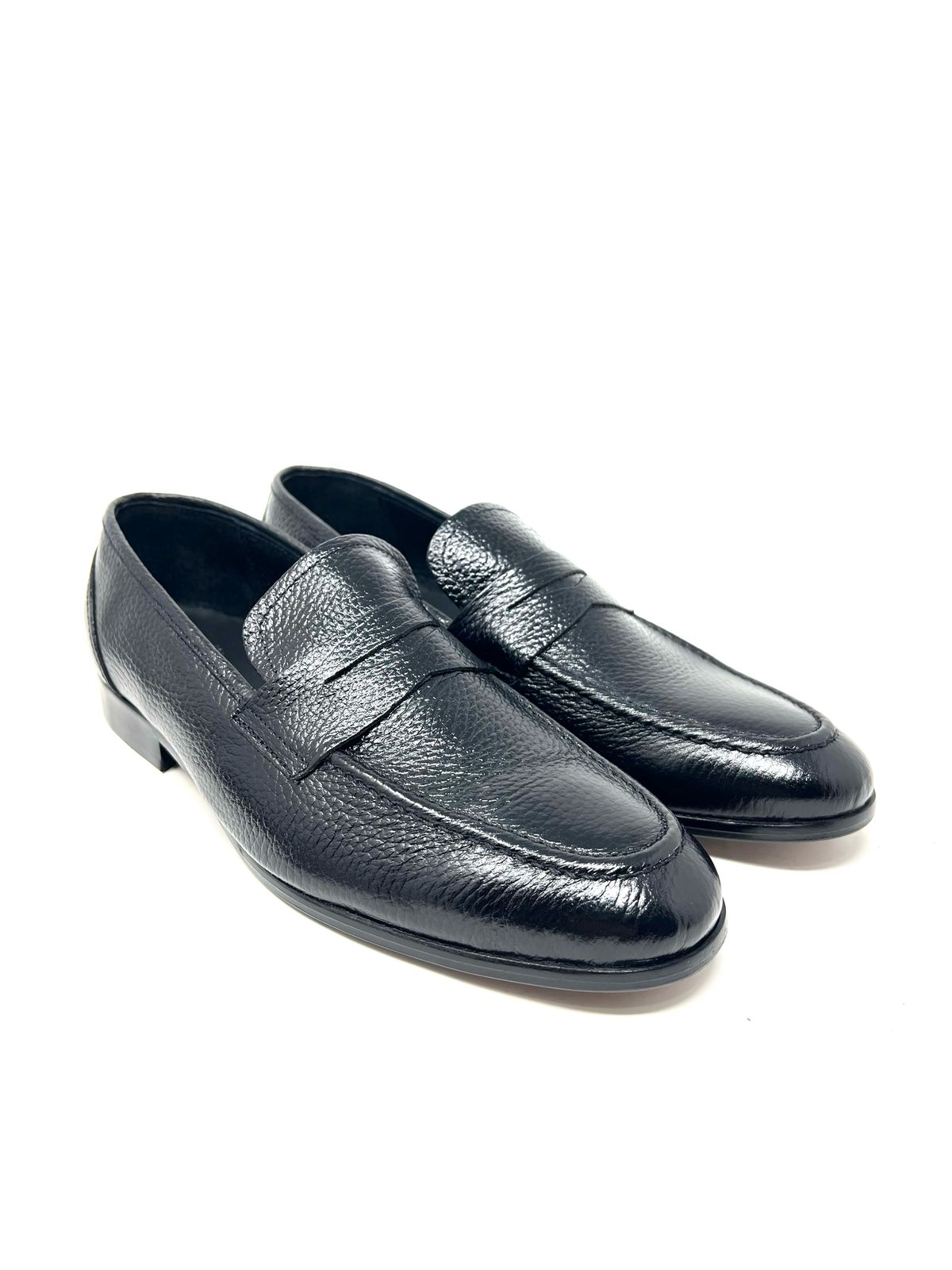 Mocassino Uomo in Pelle Bottalata – Fondo Cuoio Cucito, Made in Italy