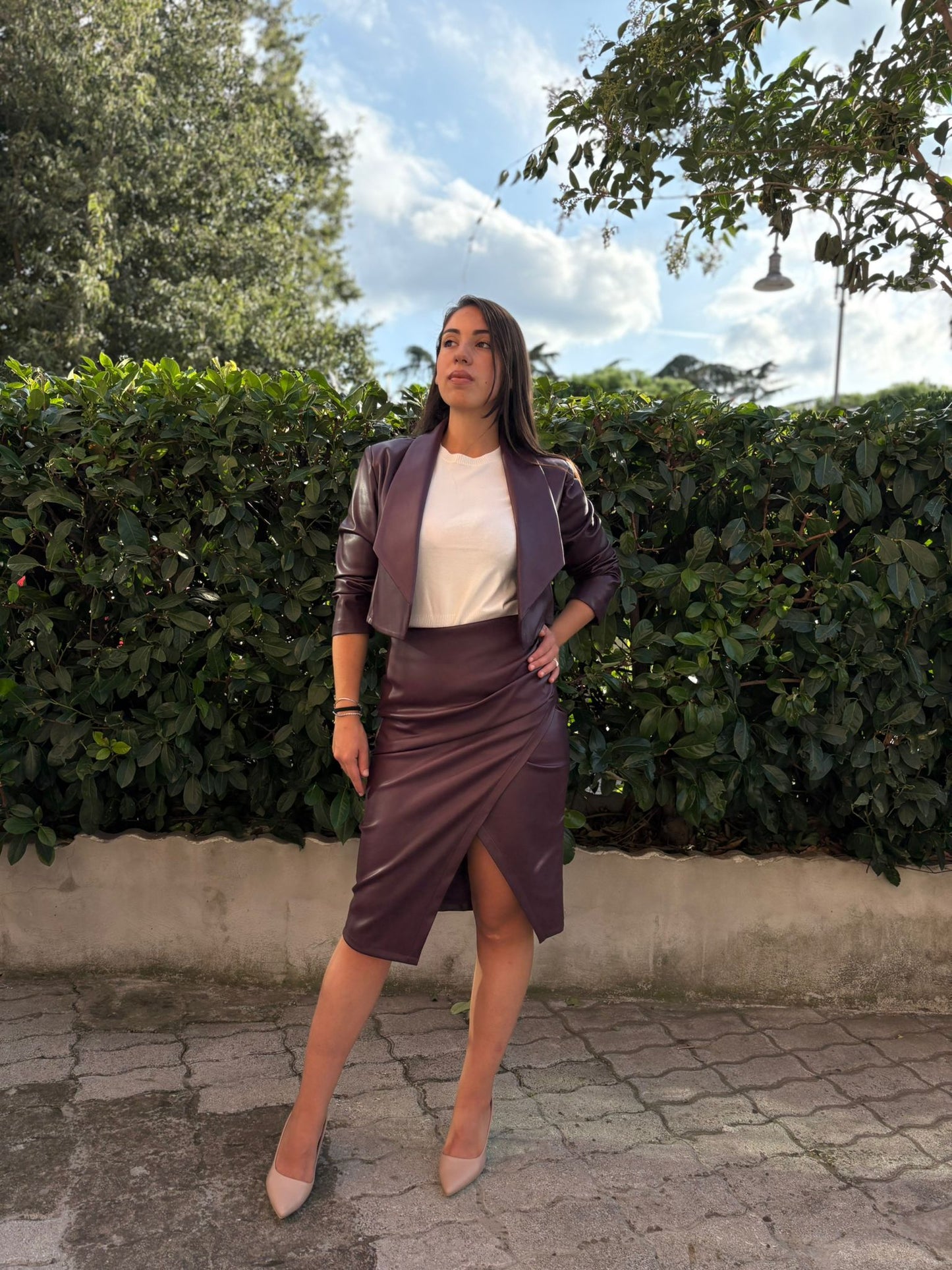 Bolerino eco pelle