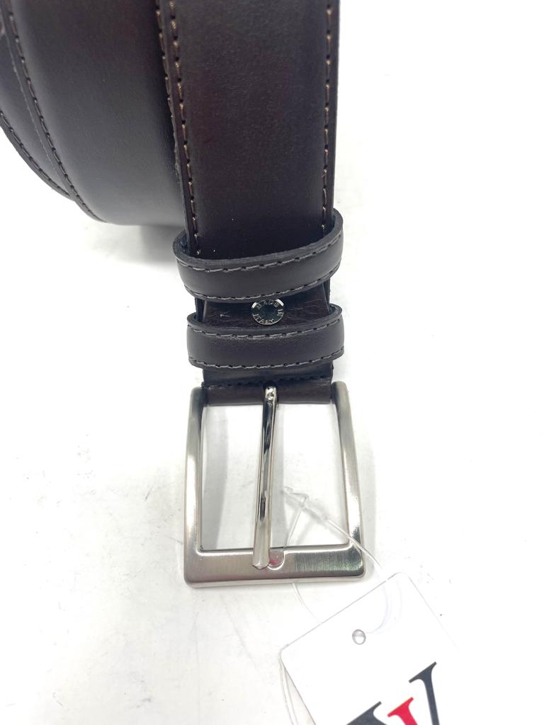 Oiled leather belt made in Italy