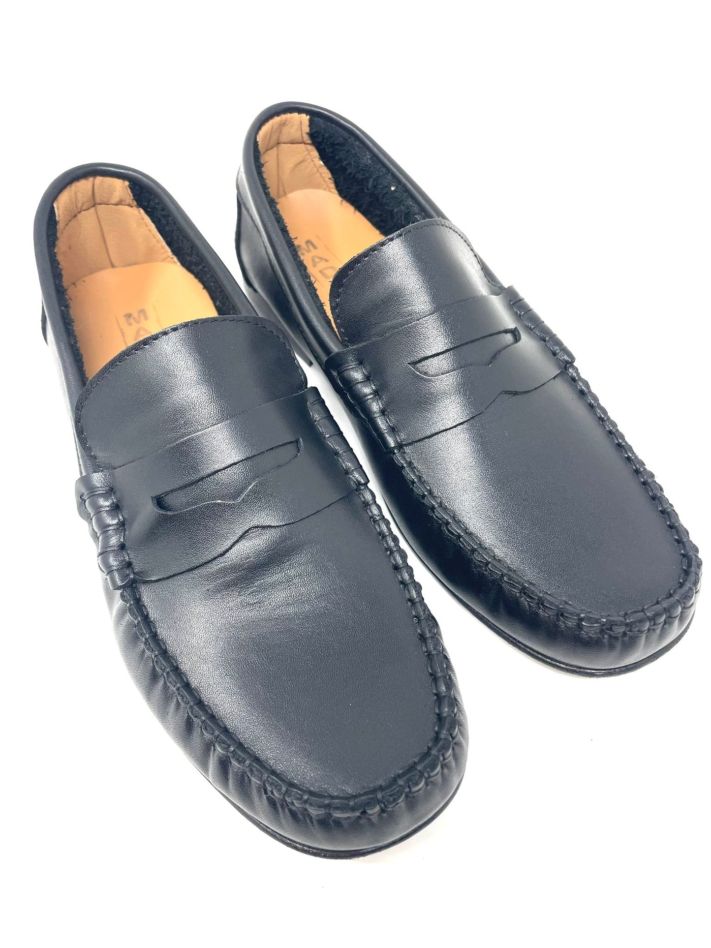 Mocassino pinzato da uomo realizzato in vera pelle made in Italy