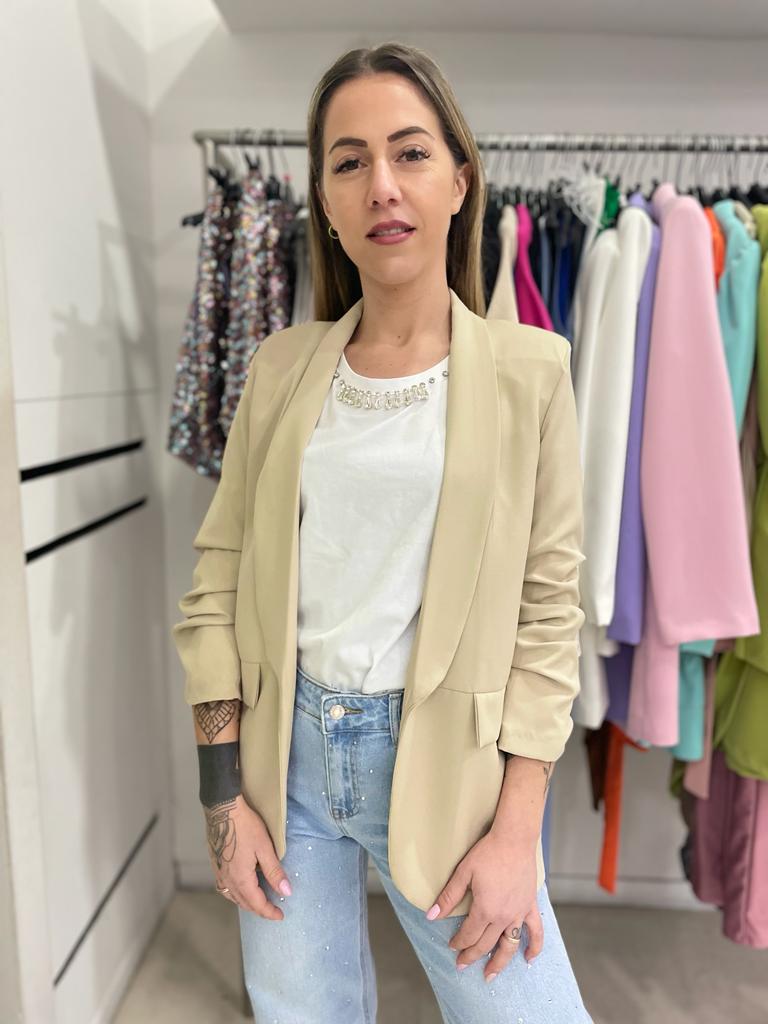 Giacca blazer 3/4