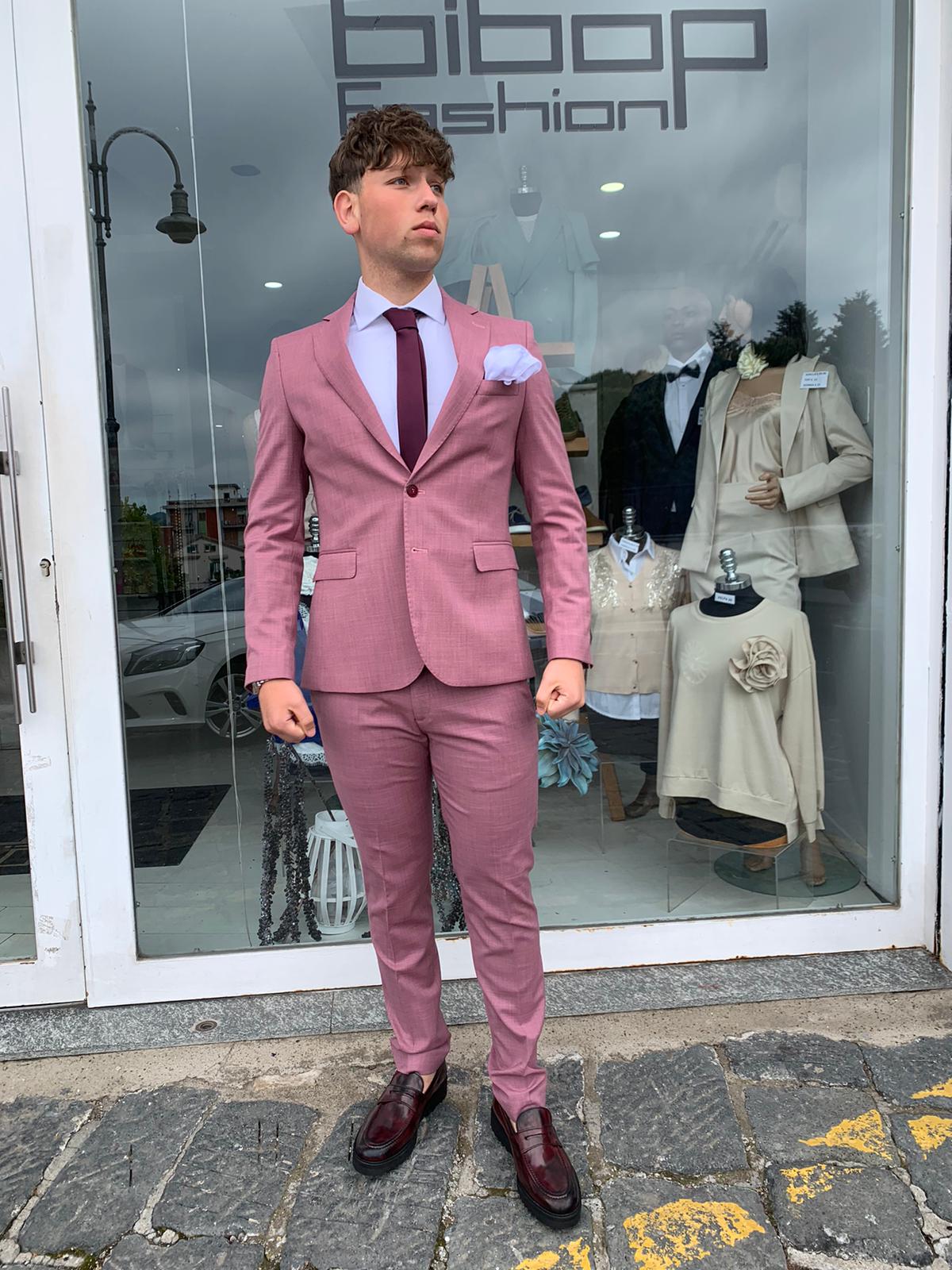 Abito completo micro quatretti mod. Call S 17 Milano
slim fit giacca blazer tessuto leggero
