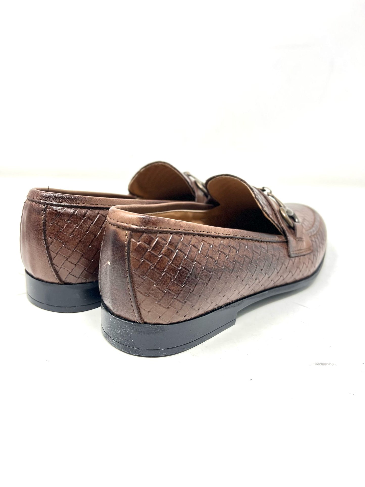 Mocassino con Morsetto in Pelle Intrecciata – Stile e Comfort Made in Italy