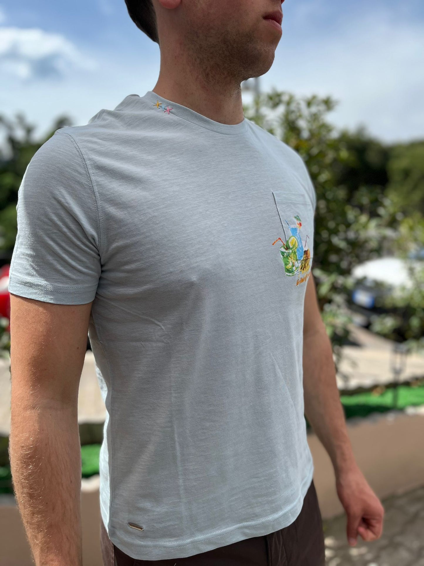 T-Shirt con Taschino Party – Uomo