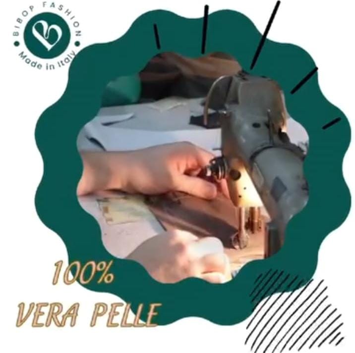 Anfibio vera pelle made in Italy con zip