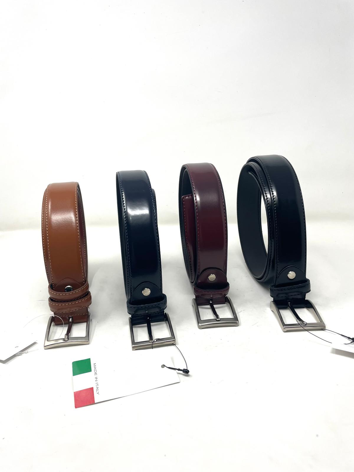 Cintura abrasivato vera pelle made in italy