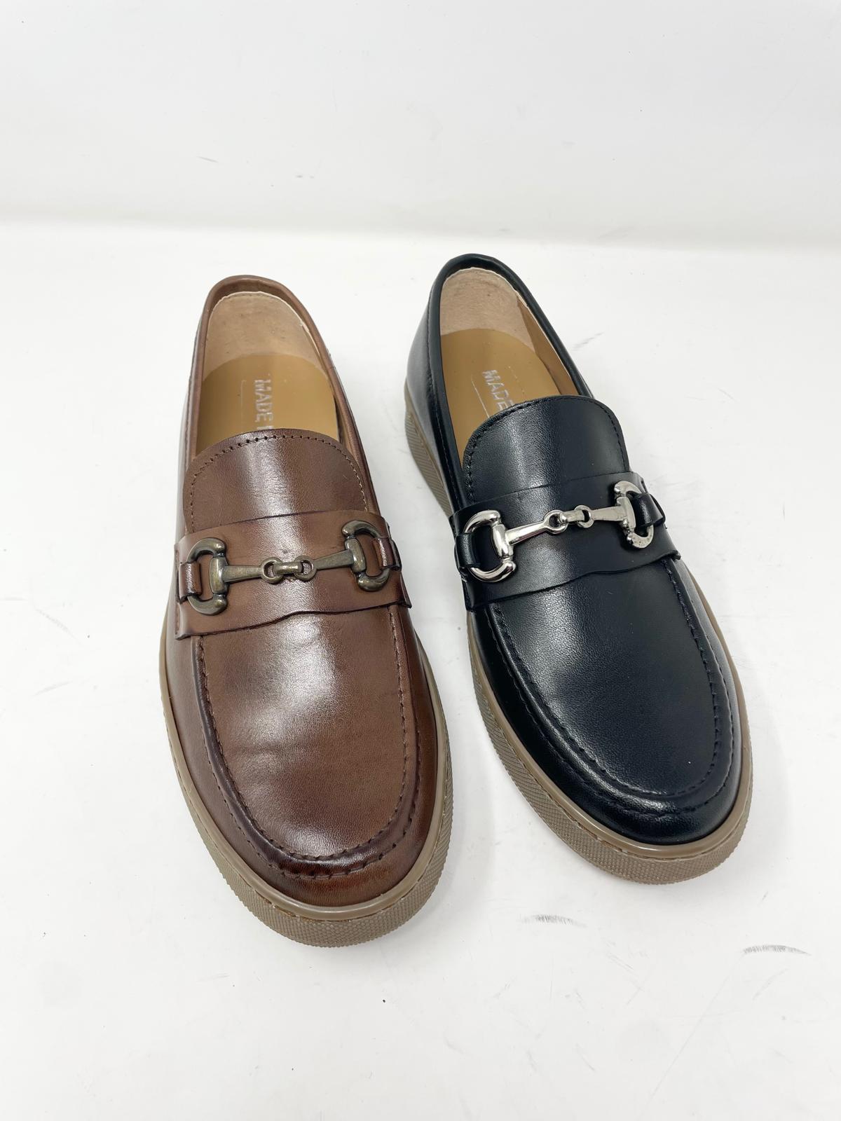 Mocassino con Morsetto in Pelle Vintage – Stile Raffinato e Comfort Duraturo