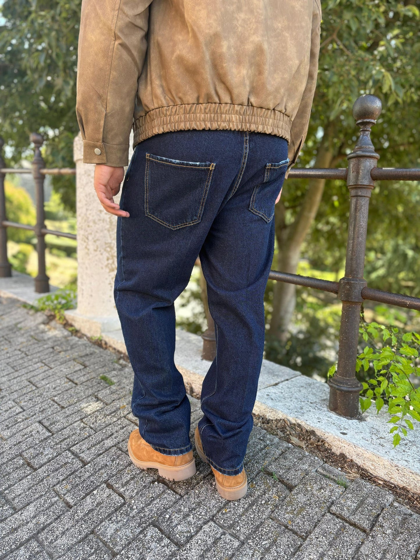 Jeans uomo Baggie lavaggio ZERO