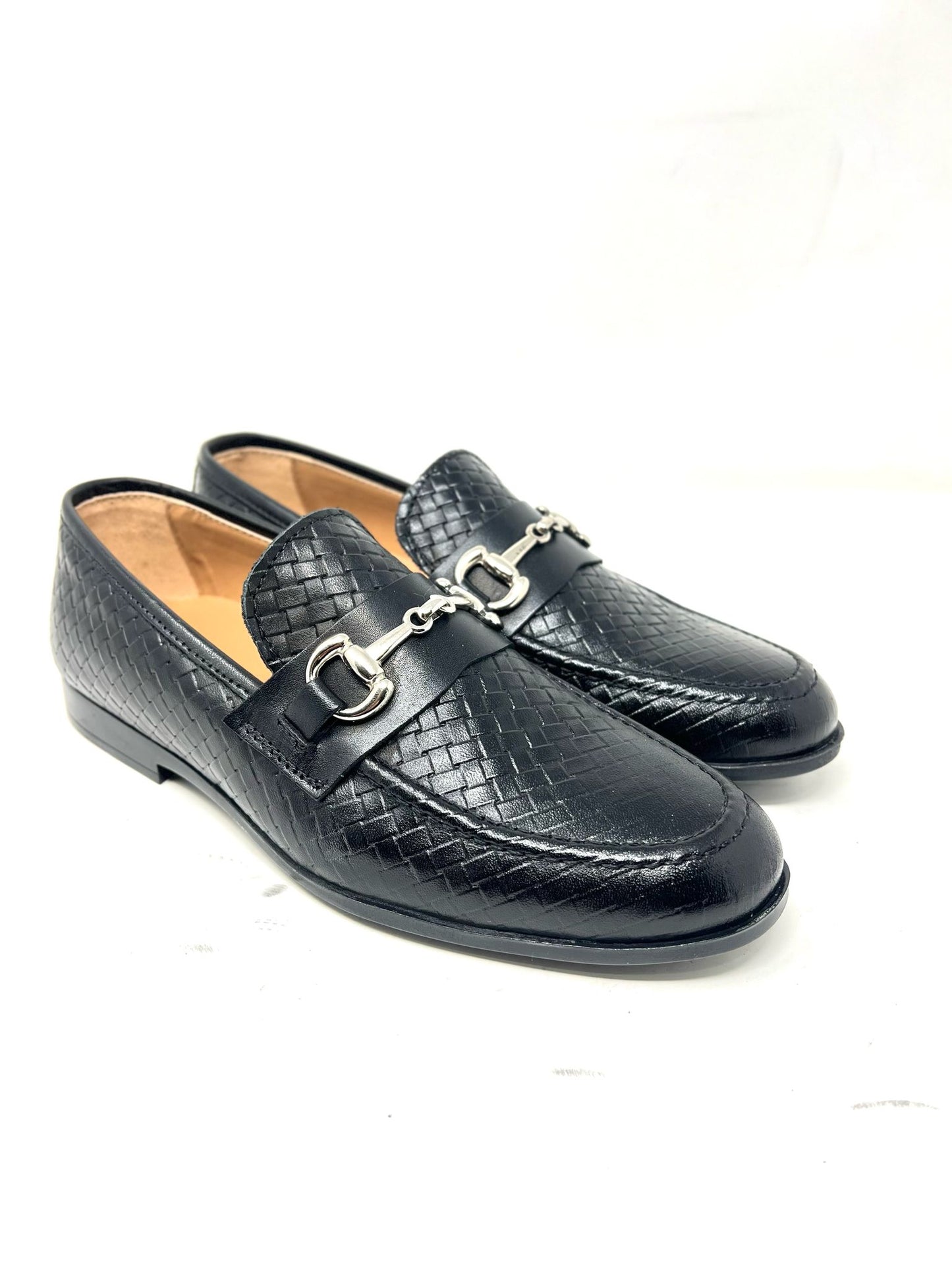 Mocassino con Morsetto in Pelle Intrecciata – Stile e Comfort Made in Italy
