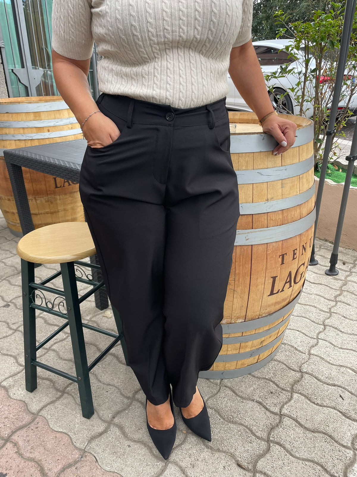 Pantalone Donna Ballon con Elastico