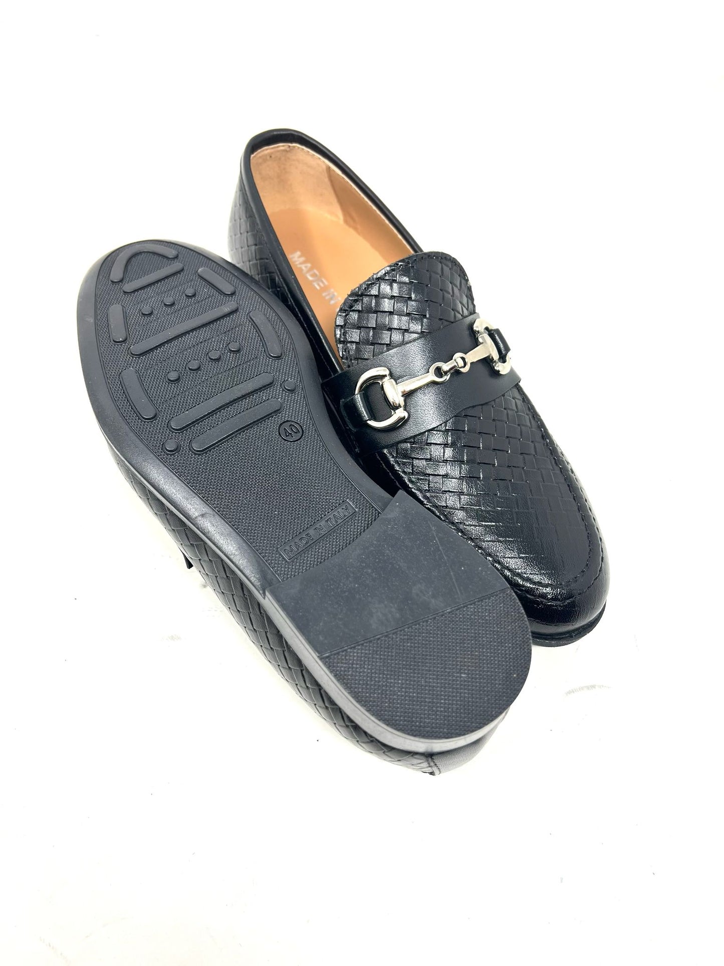 Mocassino con Morsetto in Pelle Intrecciata – Stile e Comfort Made in Italy