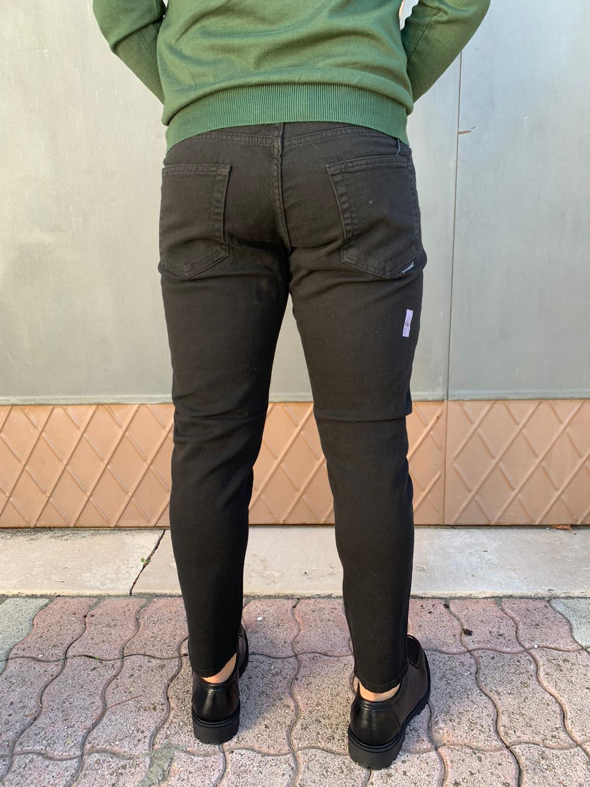 jeans 5 tasche colorato slim fit