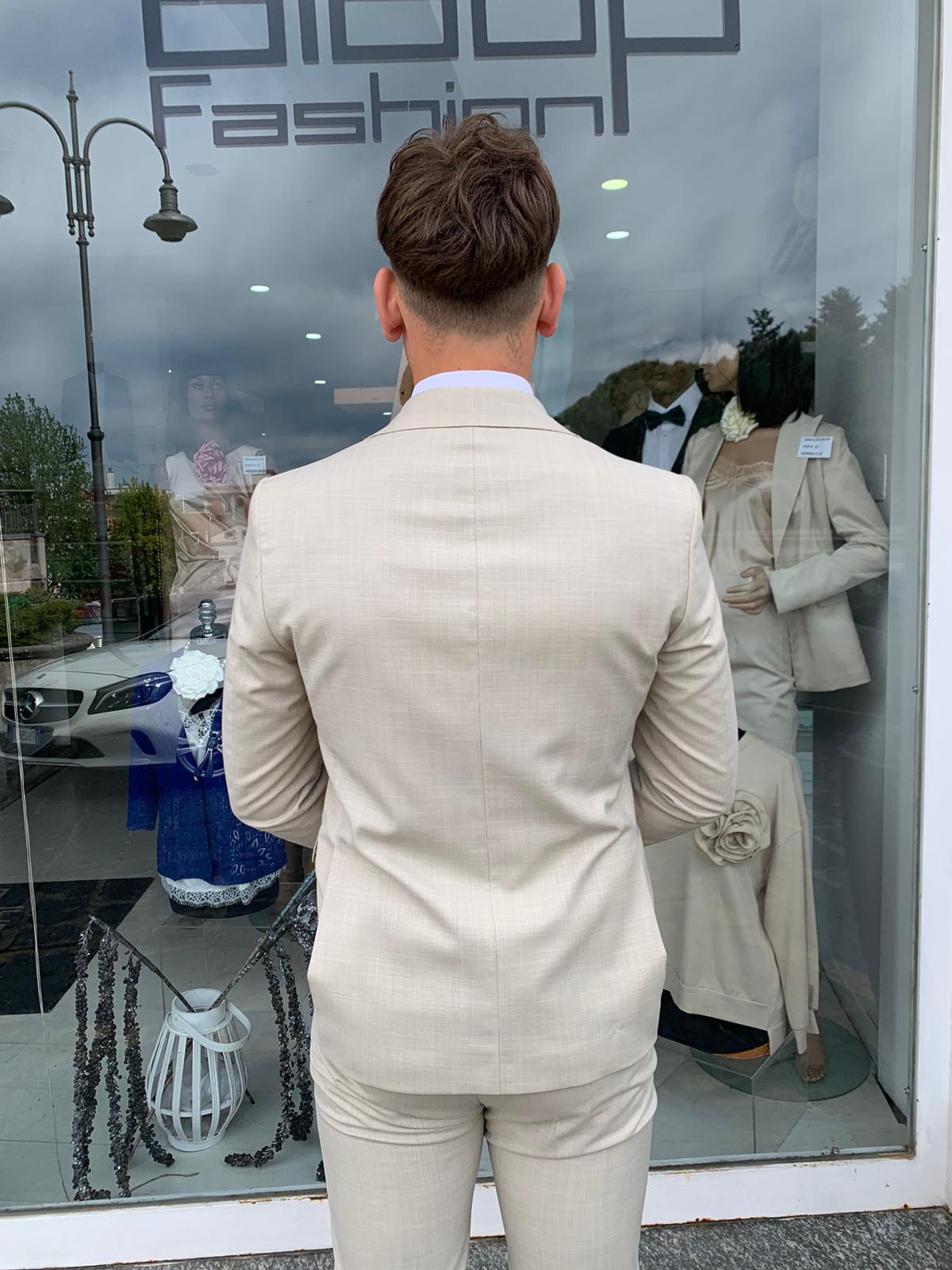 Abito completo micro quatretti mod. Call S 17 Milano
slim fit giacca blazer tessuto leggero