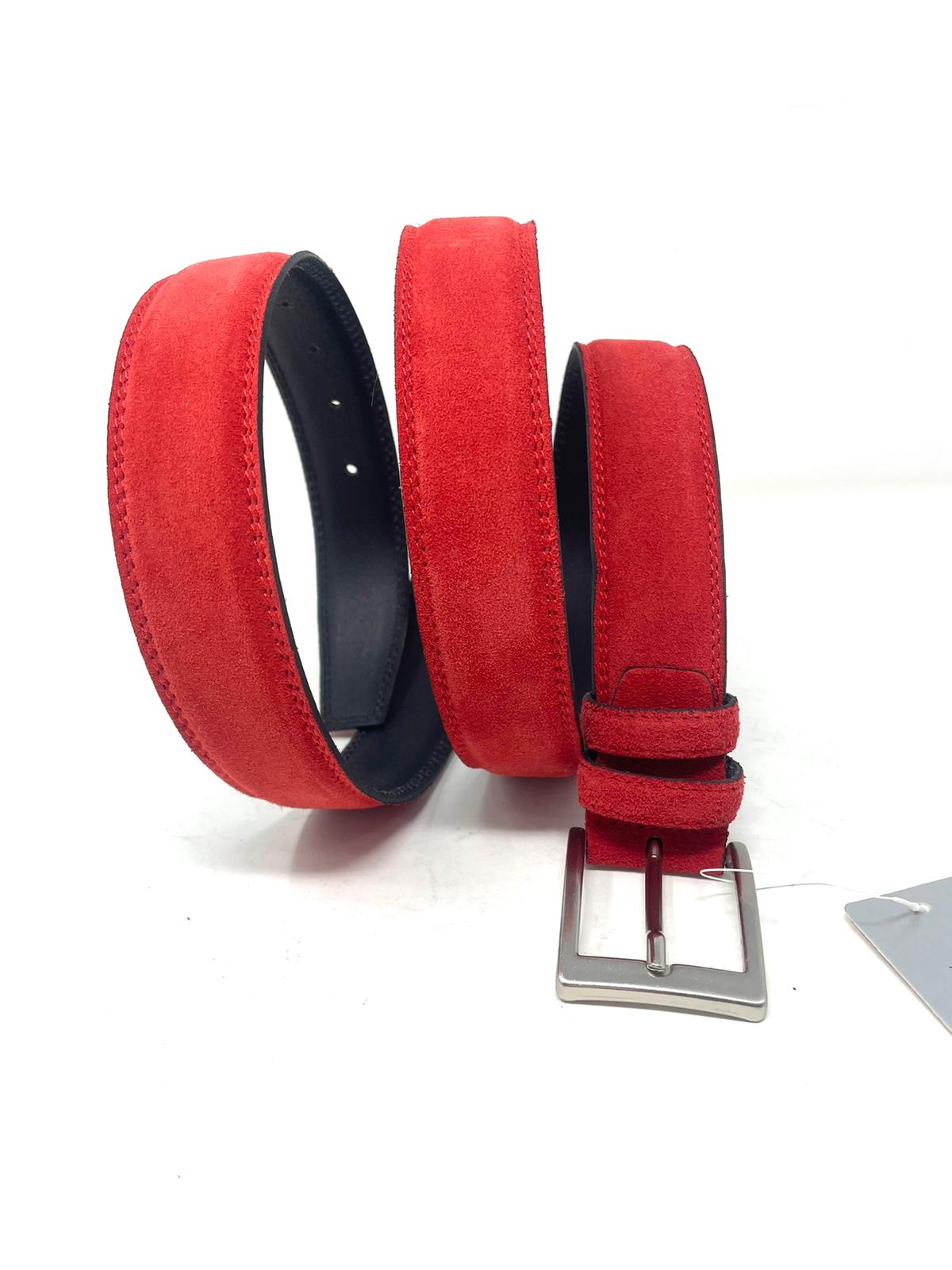 Cintura pelle SCAMOSCIATA made in italy