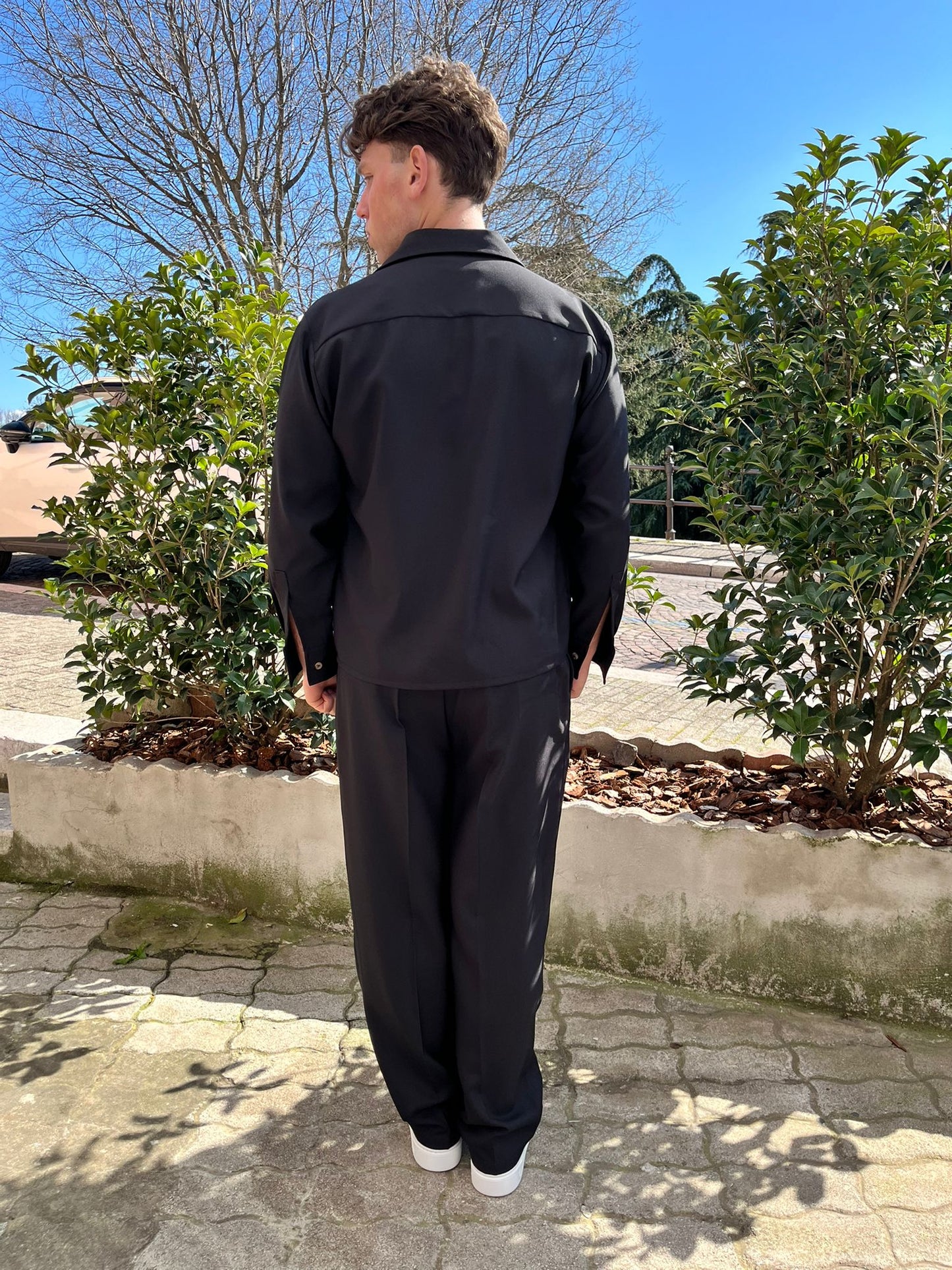 Giacca Camicia Uomo crop