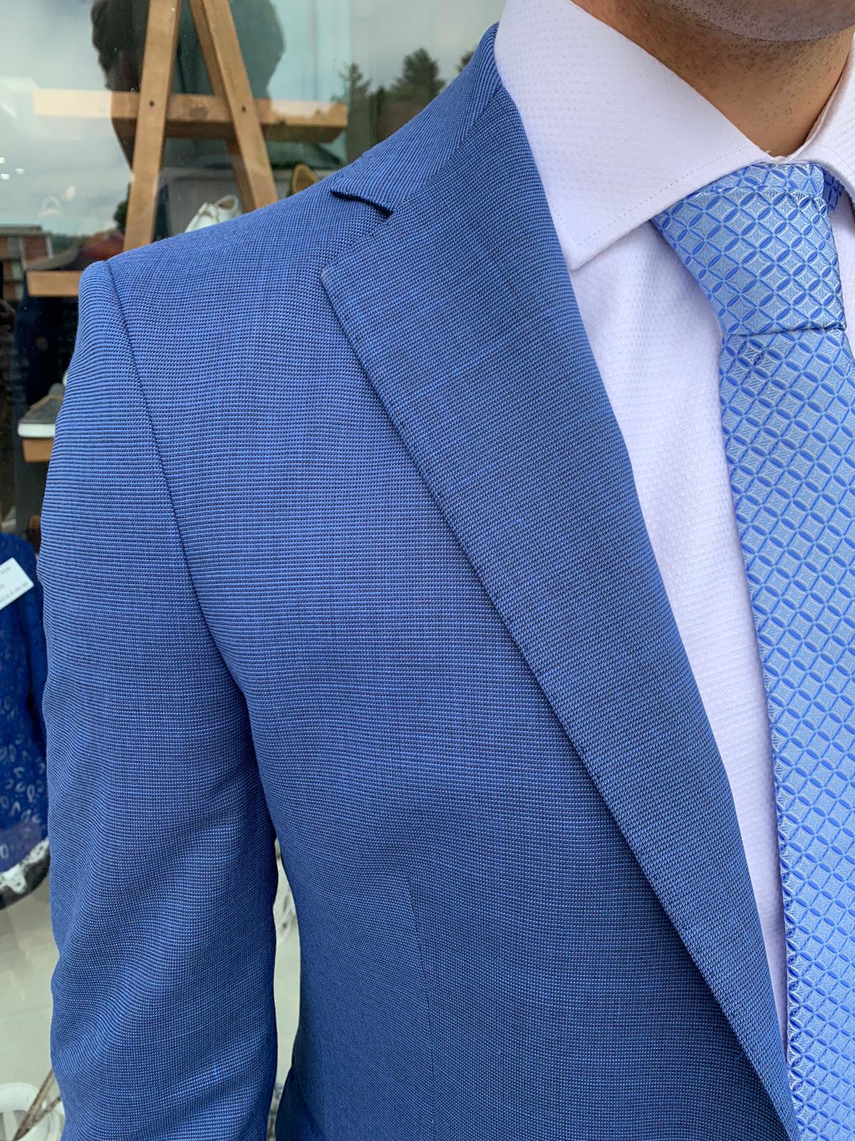 Abito completo micro quatretti mod. Call S 17 Milano
slim fit giacca blazer tessuto leggero
