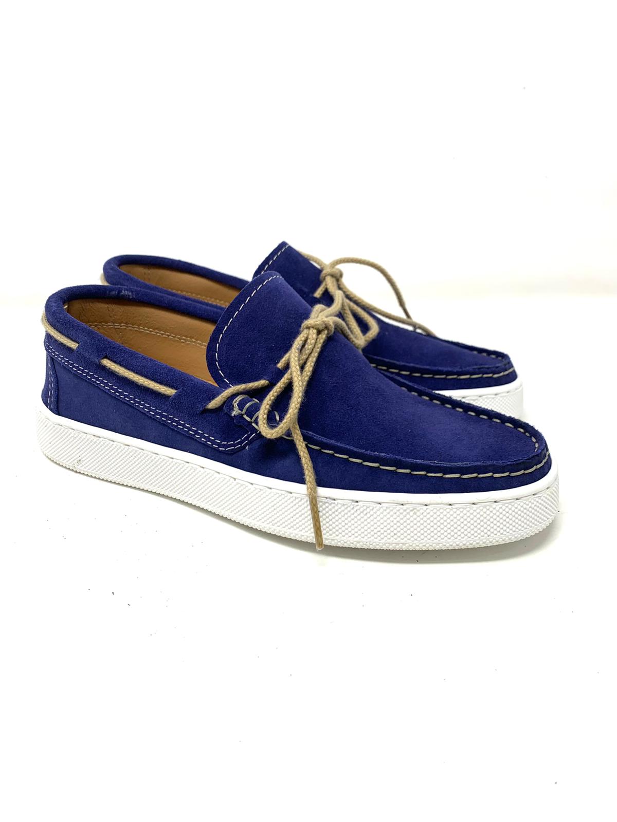 Mocassino Portofino in Pelle Scamosciata – Leggerezza e Stile per l’Estate cucita made in Italy