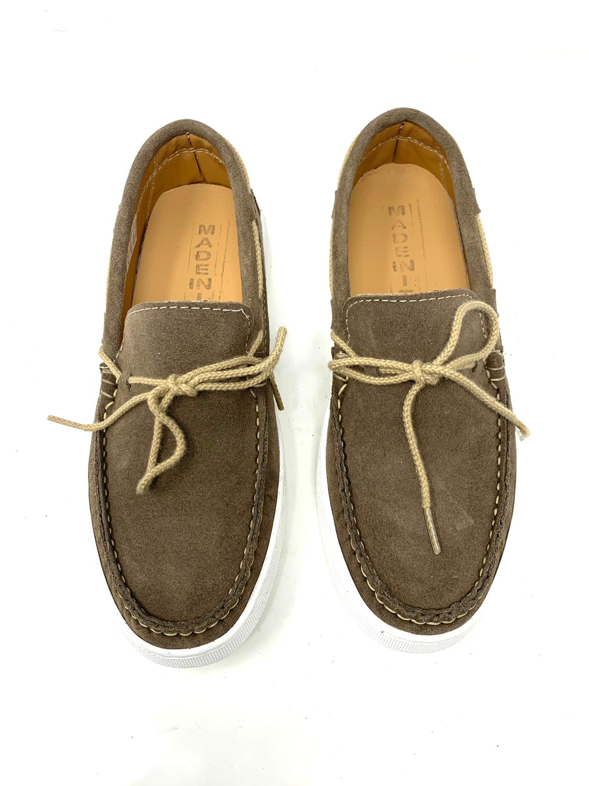 Mocassino Portofino in Pelle Scamosciata – Leggerezza e Stile per l’Estate cucita made in Italy