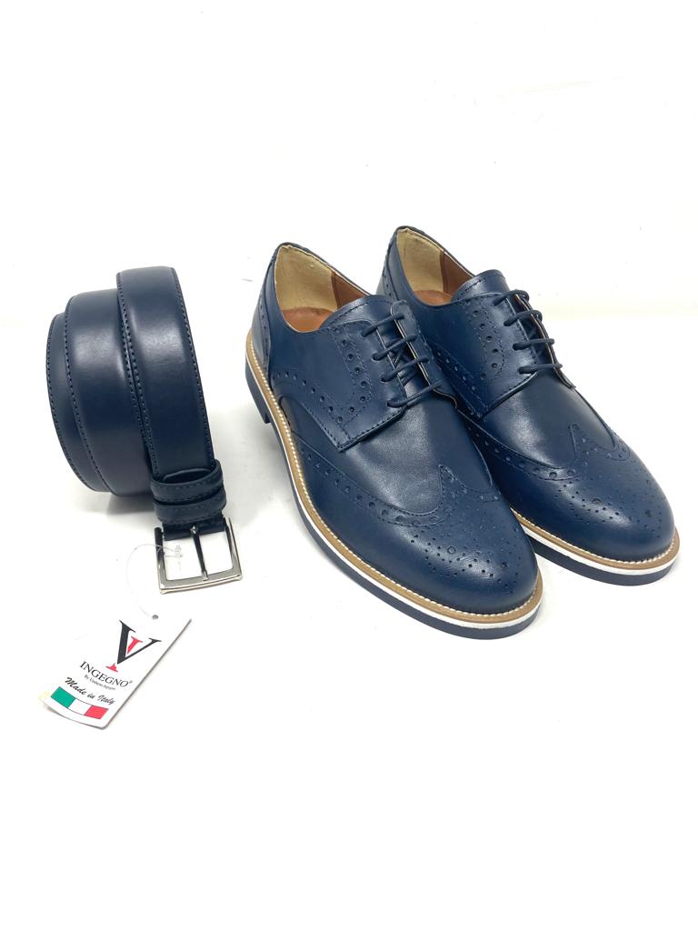 Inglesina monogramma pelle made in italy
