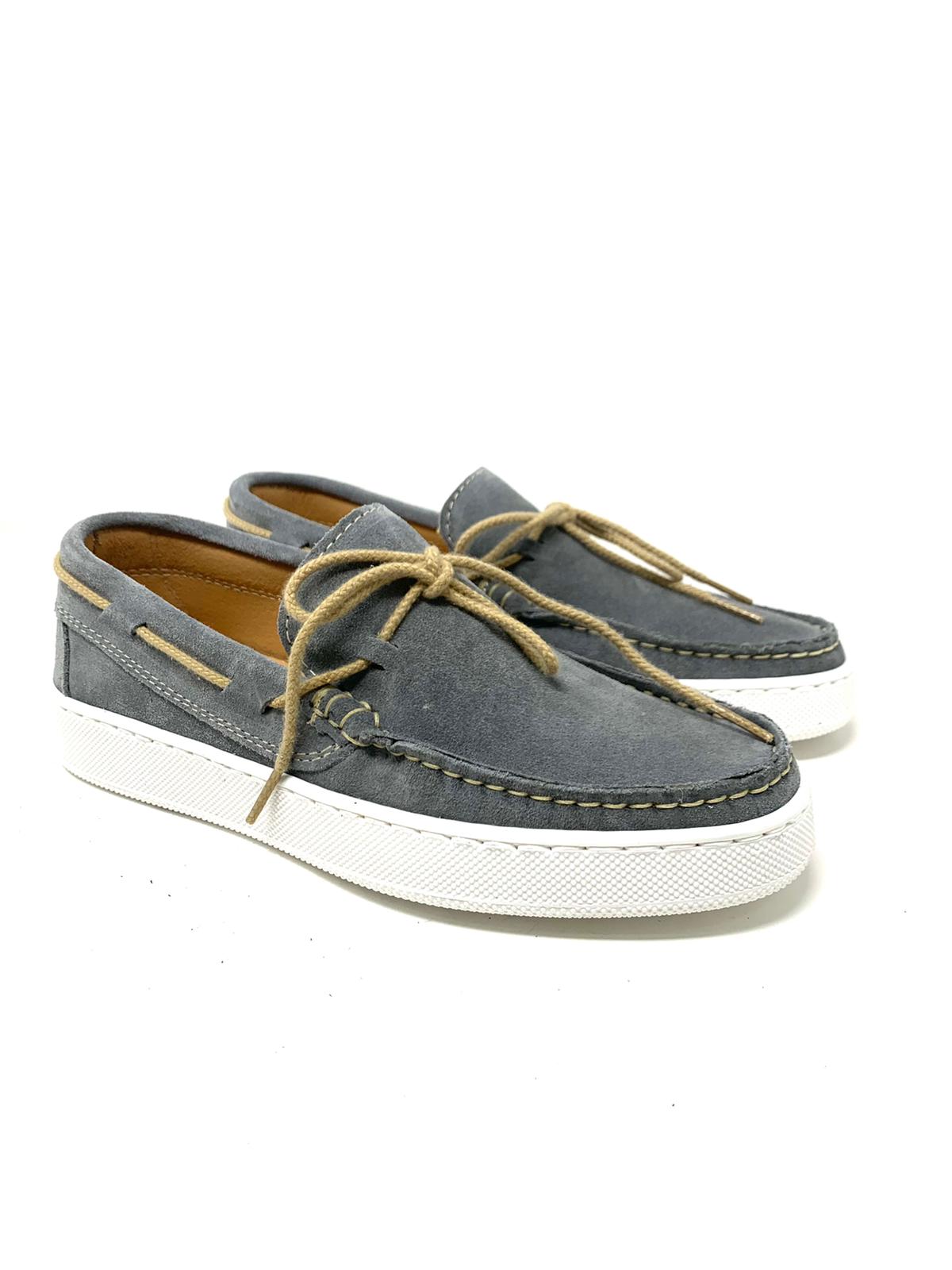 Mocassino Portofino in Pelle Scamosciata – Leggerezza e Stile per l’Estate cucita made in Italy