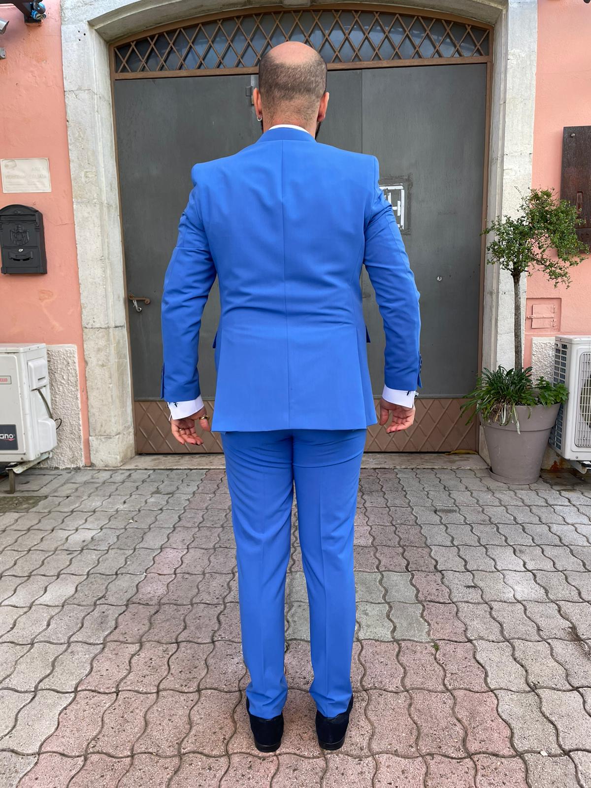 Abito completo uomo giacca+pantalone modello ananas S 17 Milano