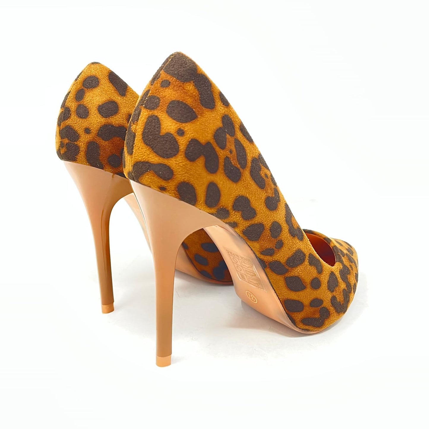 Decoltè donna animalier camoscio - Bibop Fashion