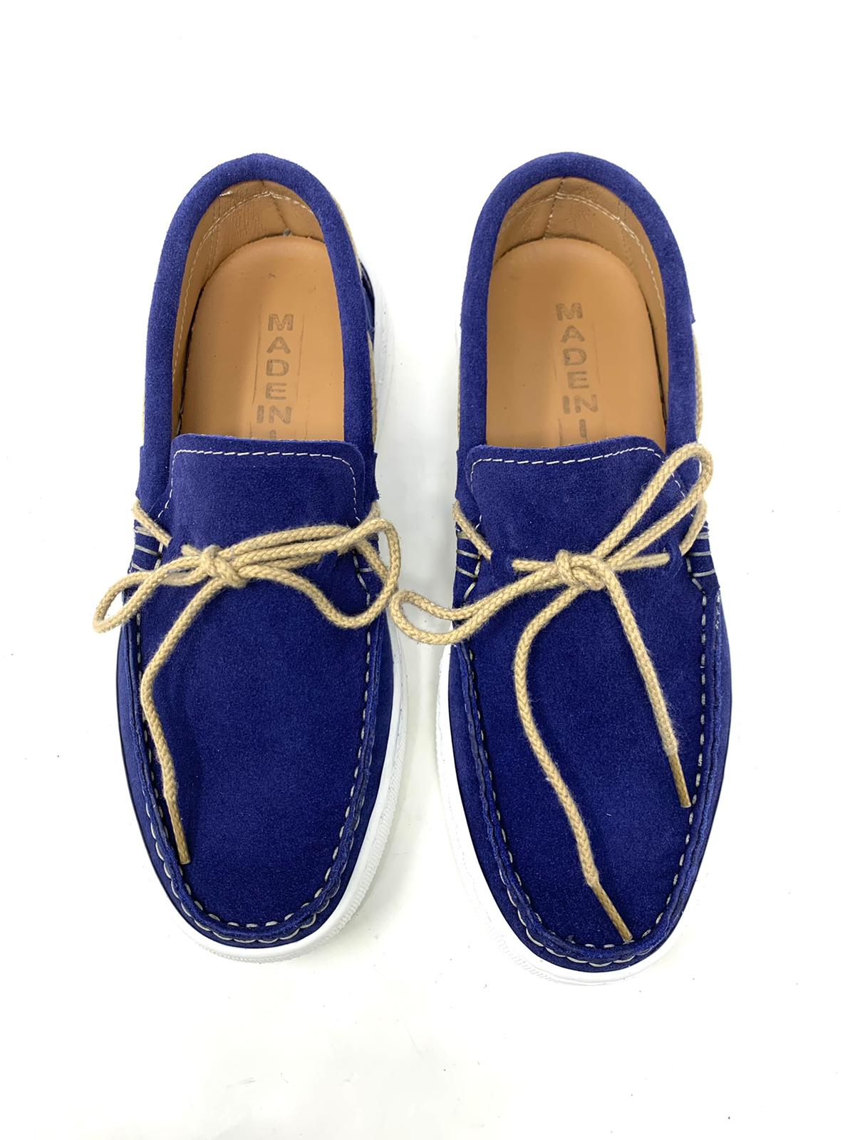 Mocassino Portofino in Pelle Scamosciata – Leggerezza e Stile per l’Estate cucita made in Italy