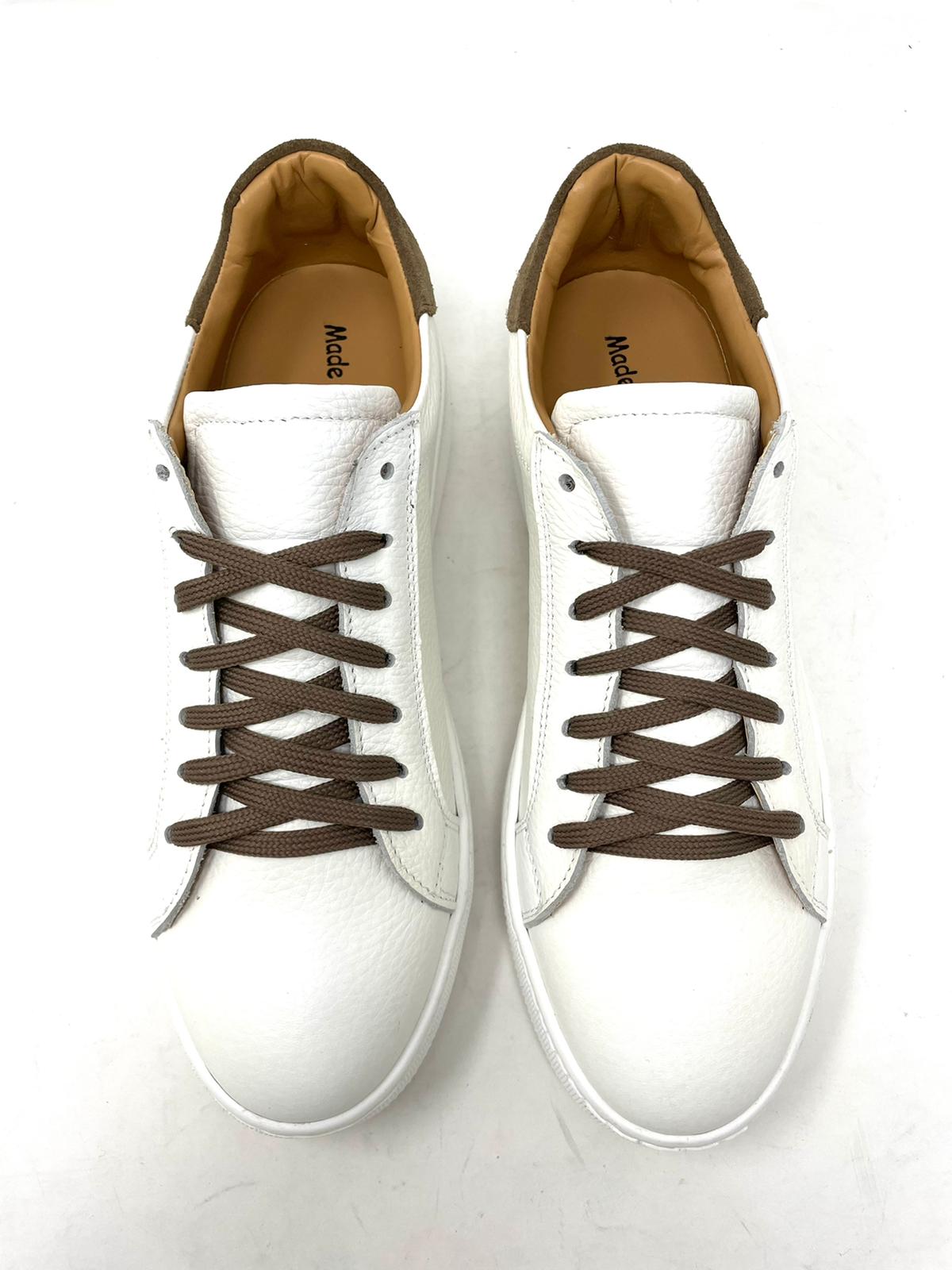 Sneakers modello Pisa pelle bottalata made in Italy