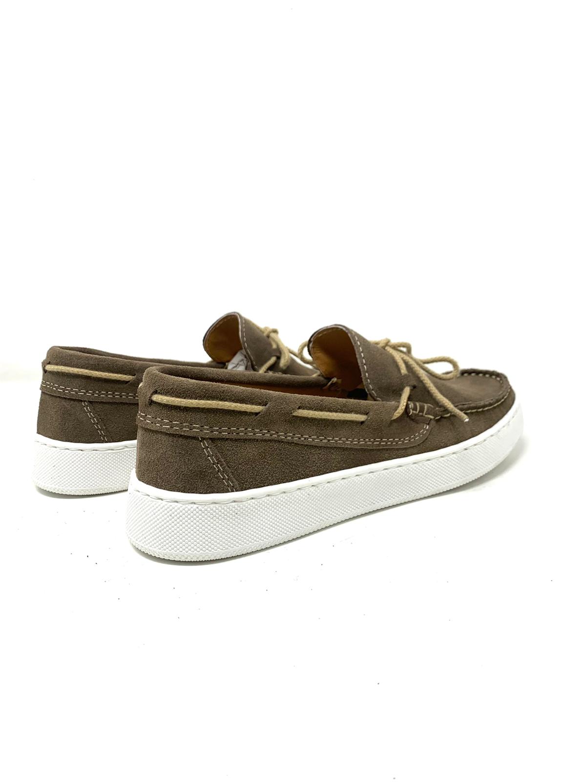 Mocassino Portofino in Pelle Scamosciata – Leggerezza e Stile per l’Estate cucita made in Italy