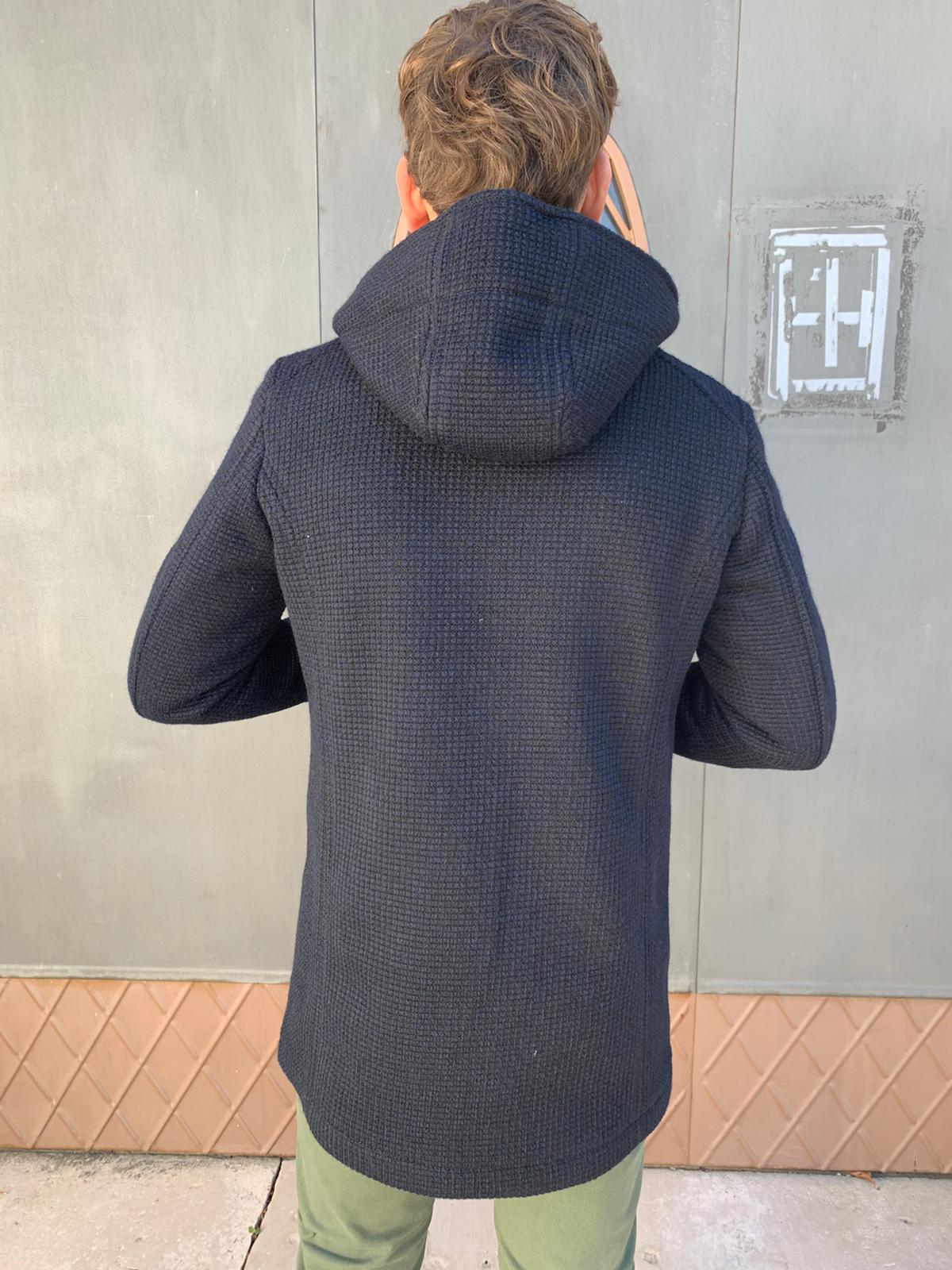 Giaccone cappotto mongomery con cappuccio S 17 Milano modello ONE
