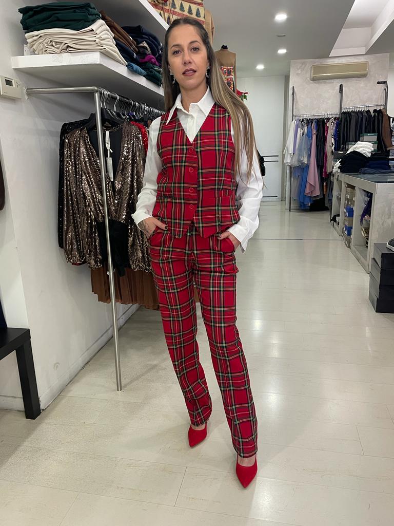 completo gilet pantalone
tartan
