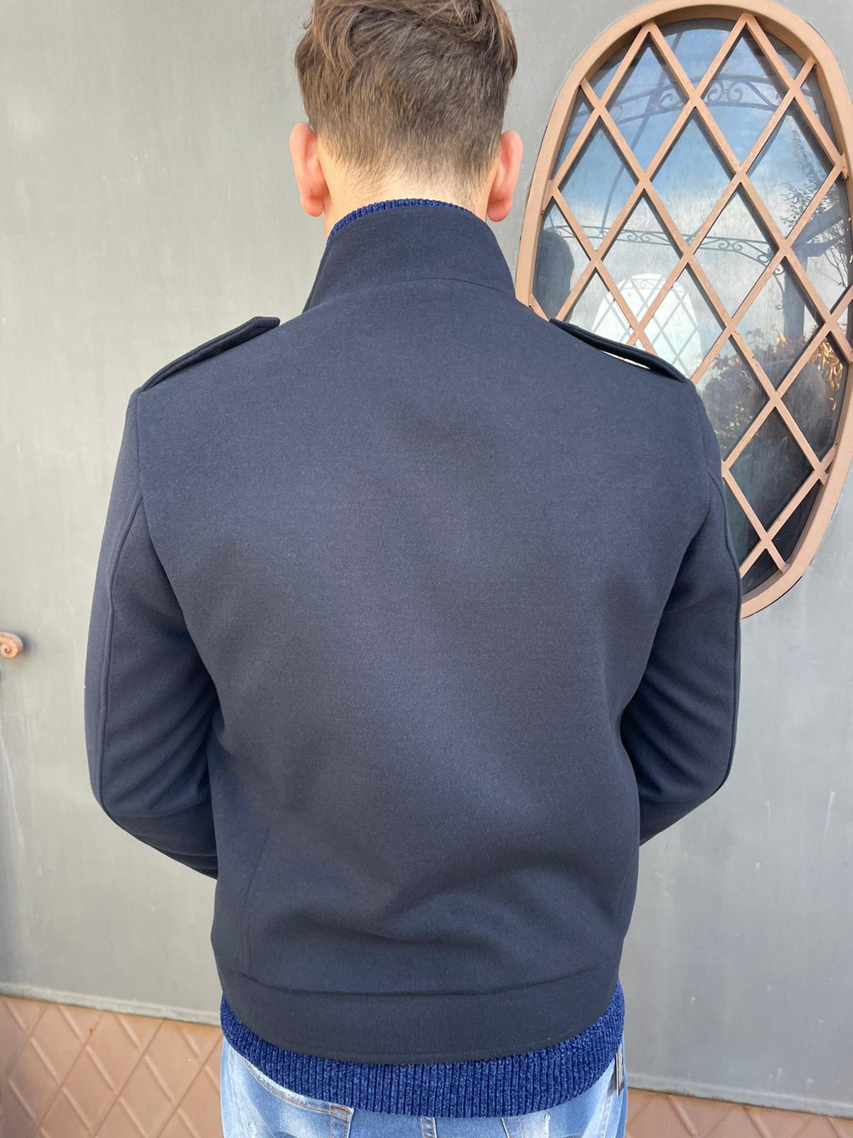 Cappottino Morf S17 Milano corto di panno bottoni brunito