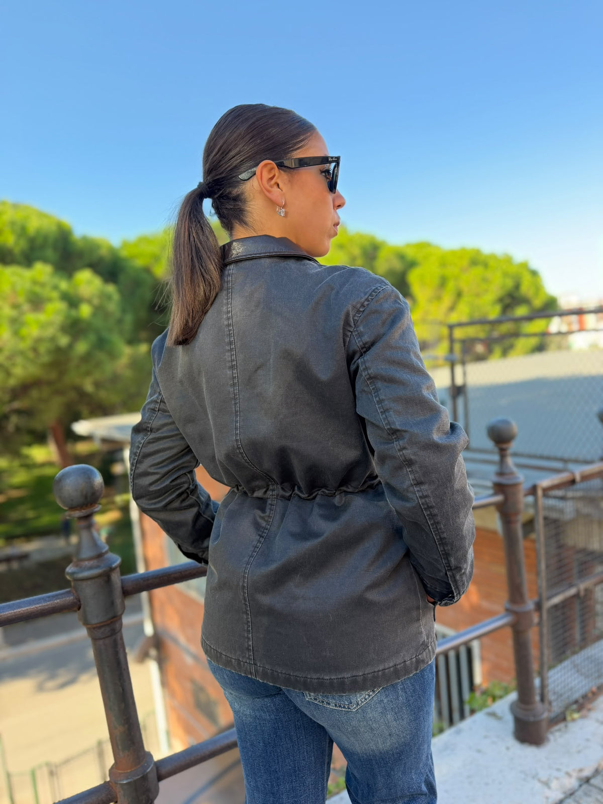 giubbotto cerato donna