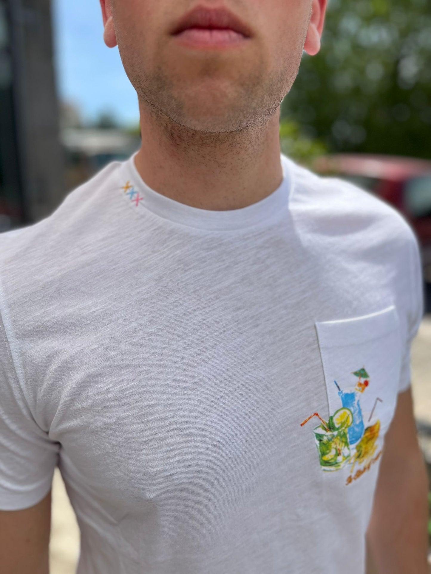 T-Shirt con Taschino Party – Uomo