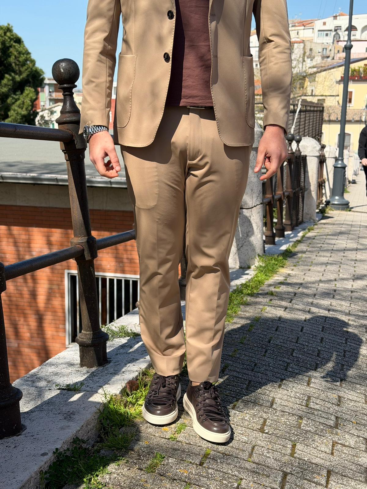 Abito Uomo in Tessuto No Stiro Modello Dante S17 Milano