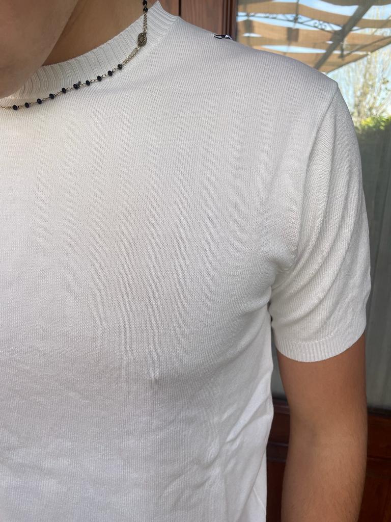 Maglia Filo Uomo Basic Elasticizzata – Mezza Manica