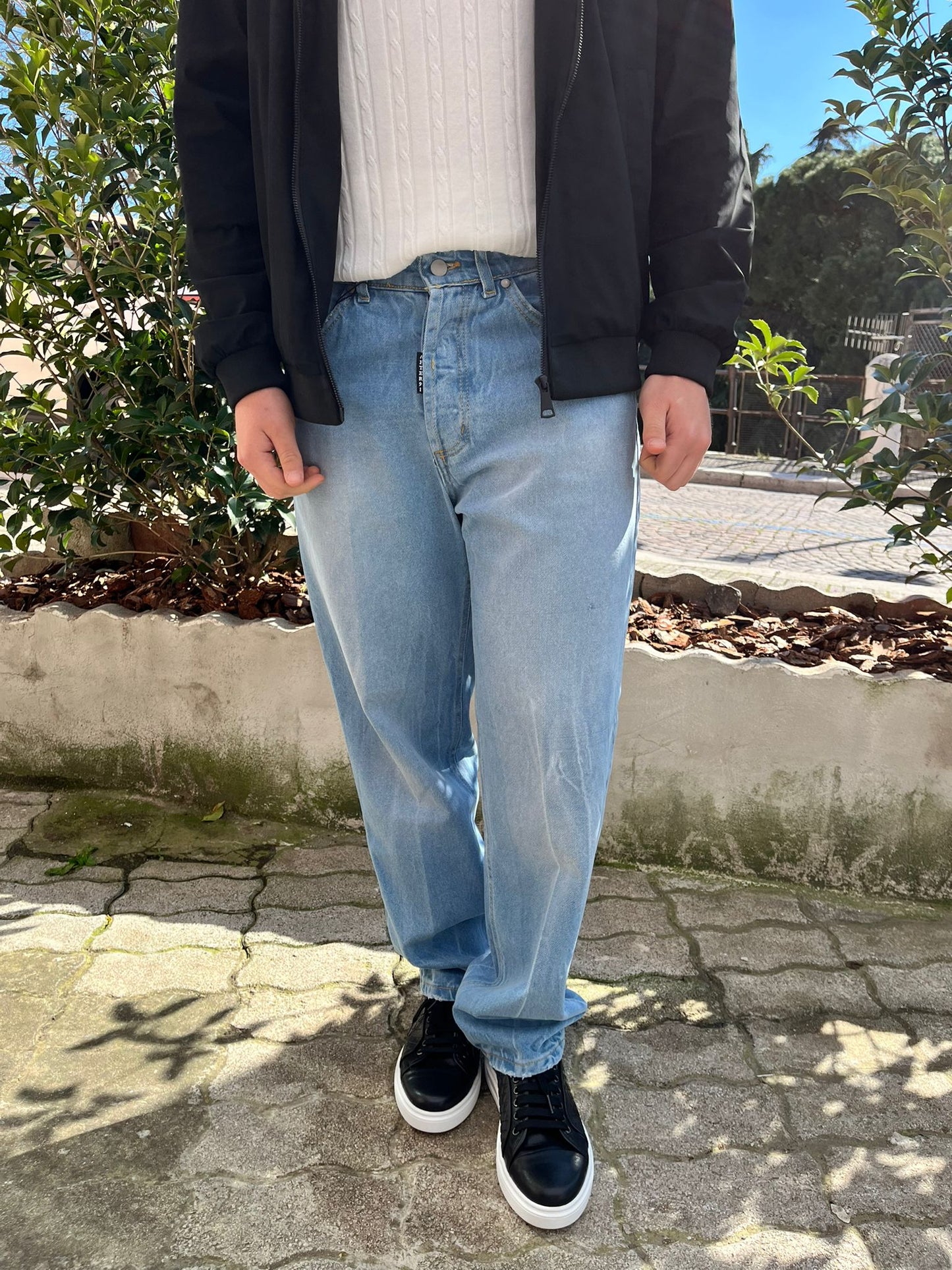 Jeans uomo Baggie lavaggio ZERO