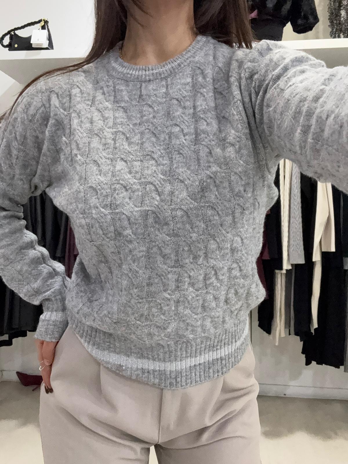 Maglia Lupetto con Lurex