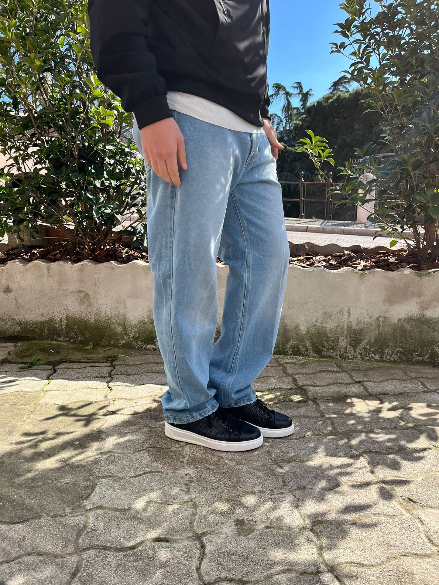 Jeans uomo Baggie lavaggio ZERO
