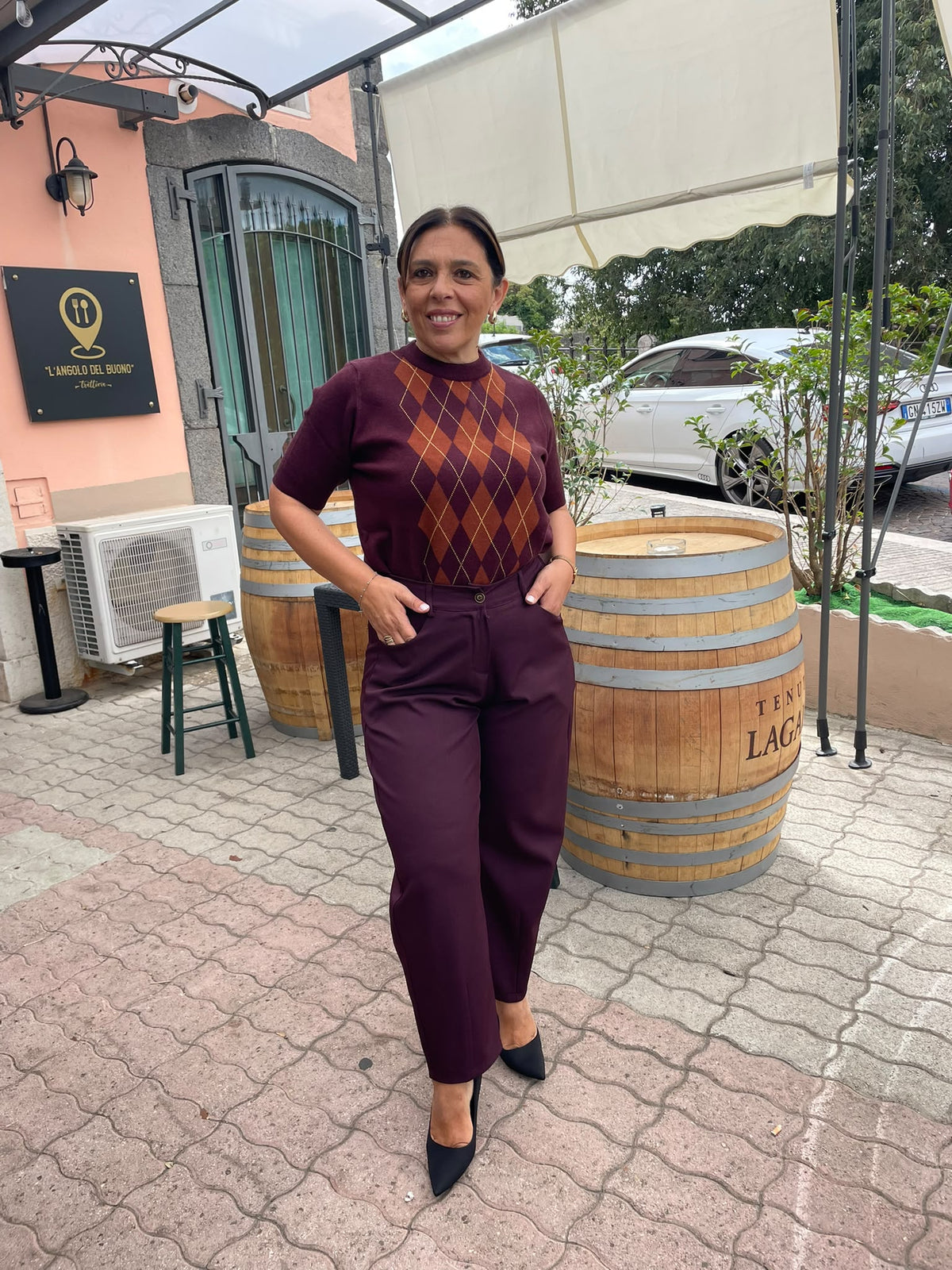 Pantalone Donna Ballon con Elastico