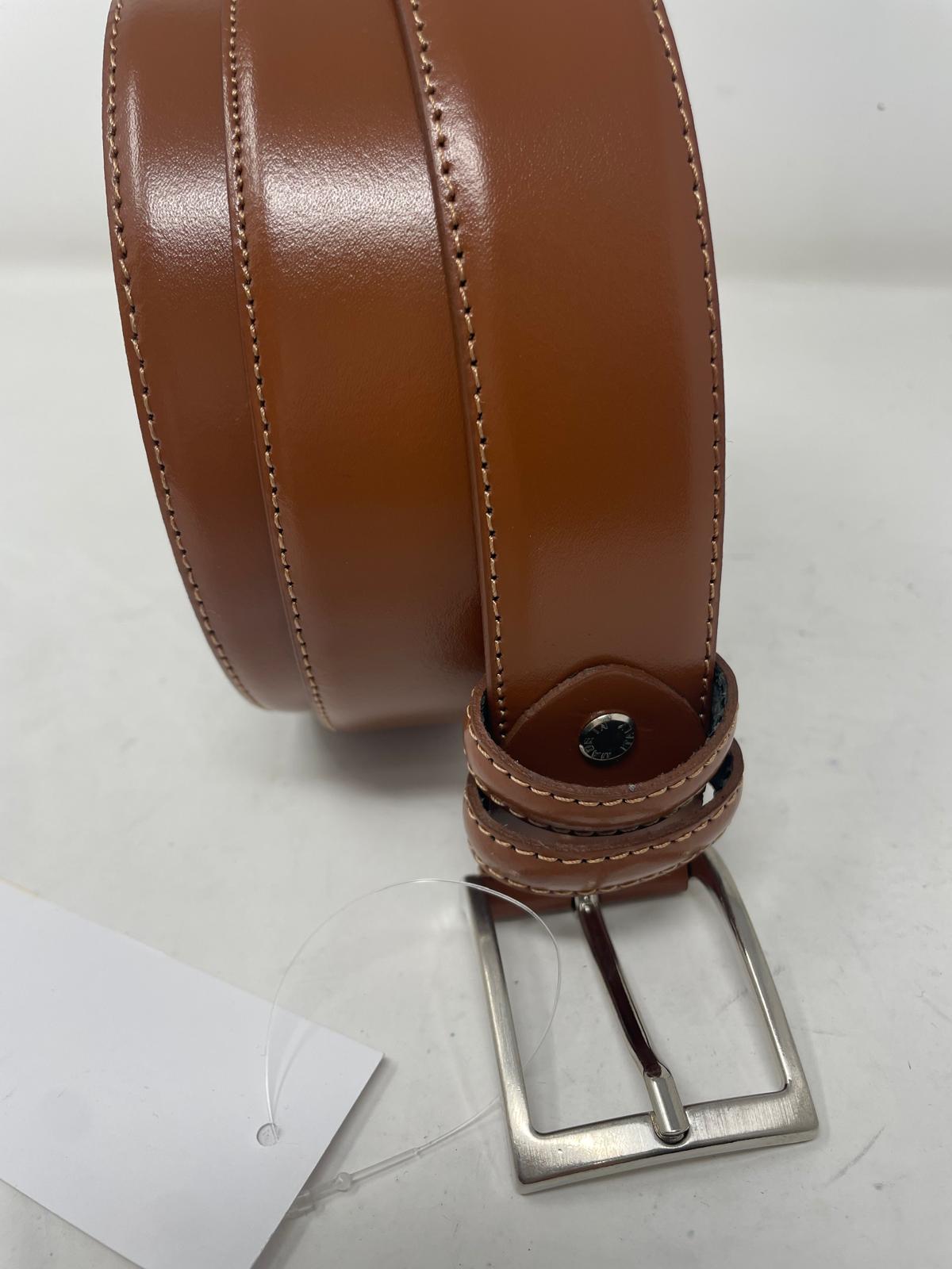 Genuine leather abrasive belt made in Italy